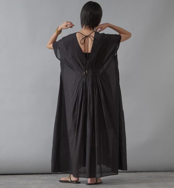 Liesse「【インド生産】ピンタックワンピース」|ワンピース|