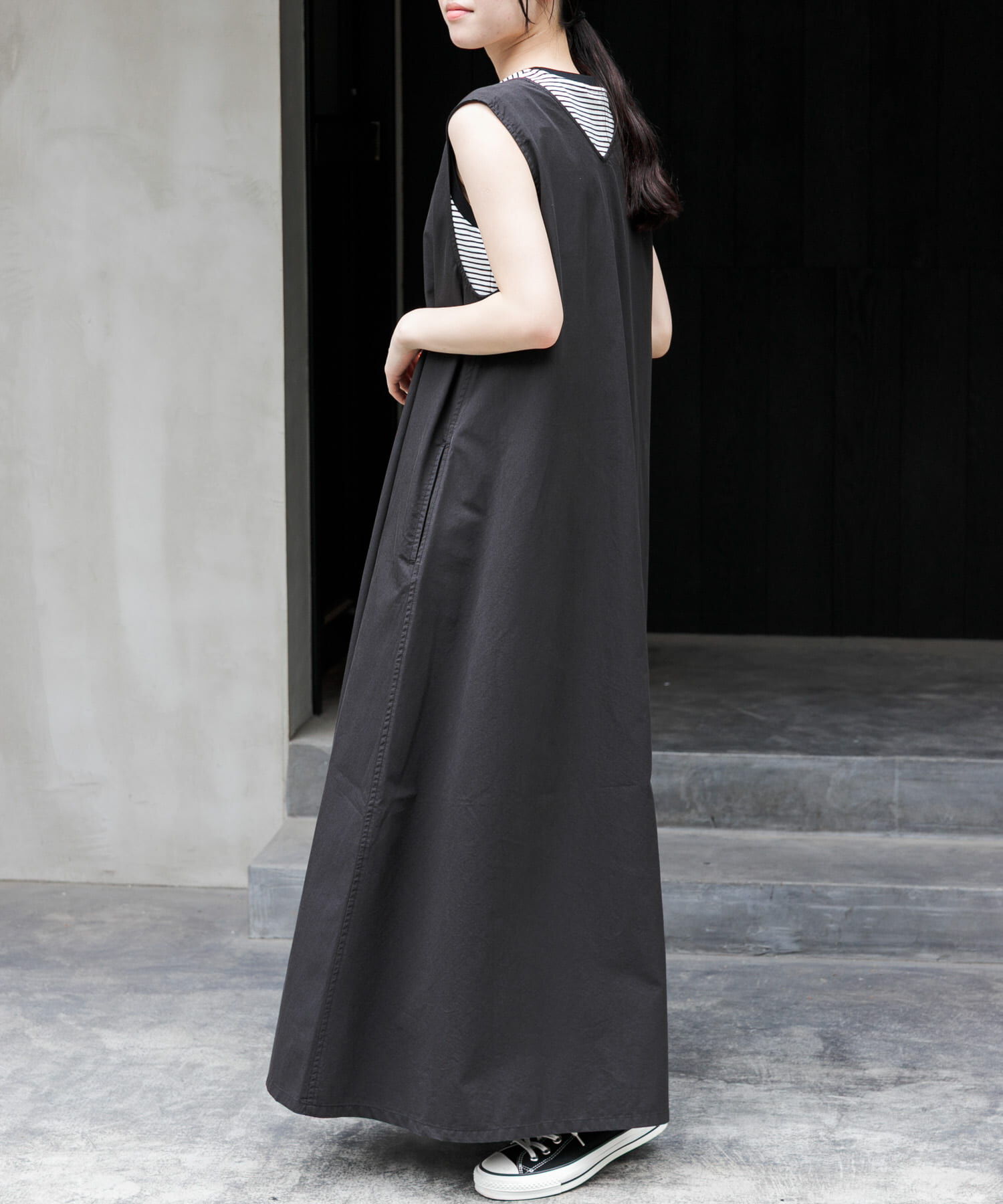 URBAN RESEARCH DOORS「FORK&SPOON　テントラインUネックワンピース」|ワンピース|