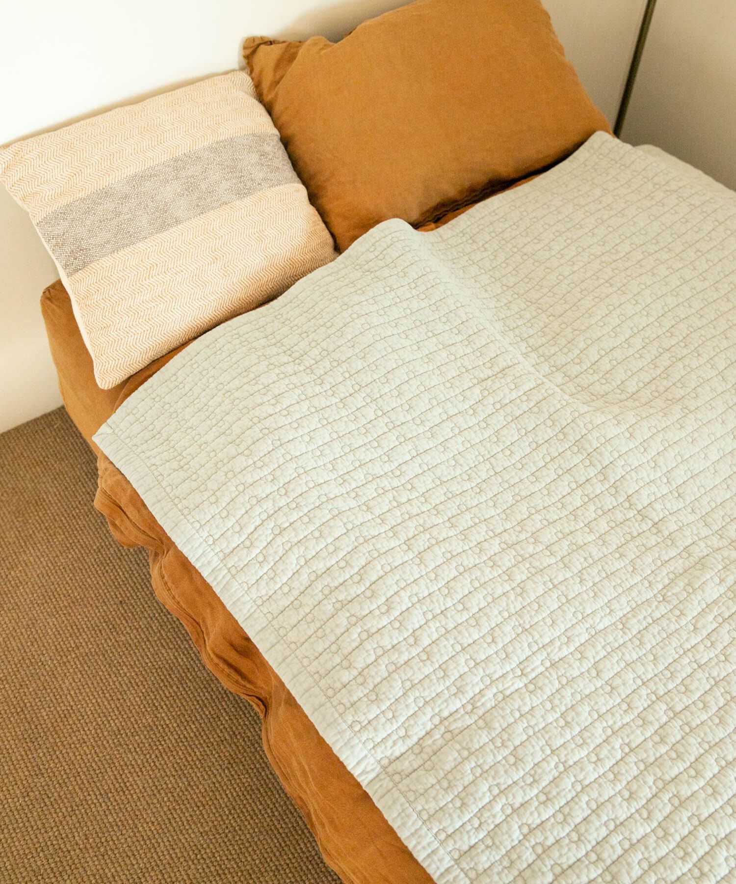 URBAN RESEARCH DOORS「DOORS LIVING PRODUCTS　コットンマット ドット 130&times;190」|クッション・クッションカバー|