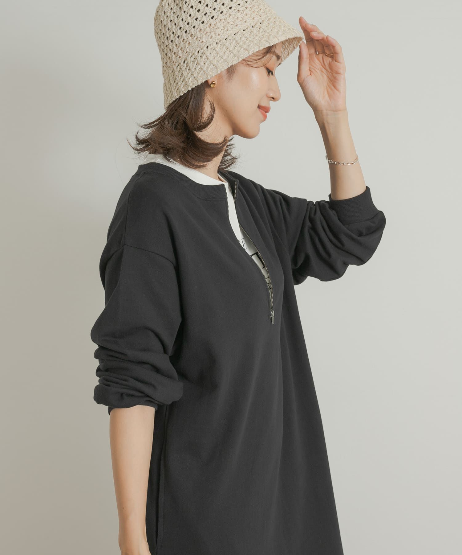 URBAN RESEARCH DOORS「Mini Lining One Piece」|ワンピース|