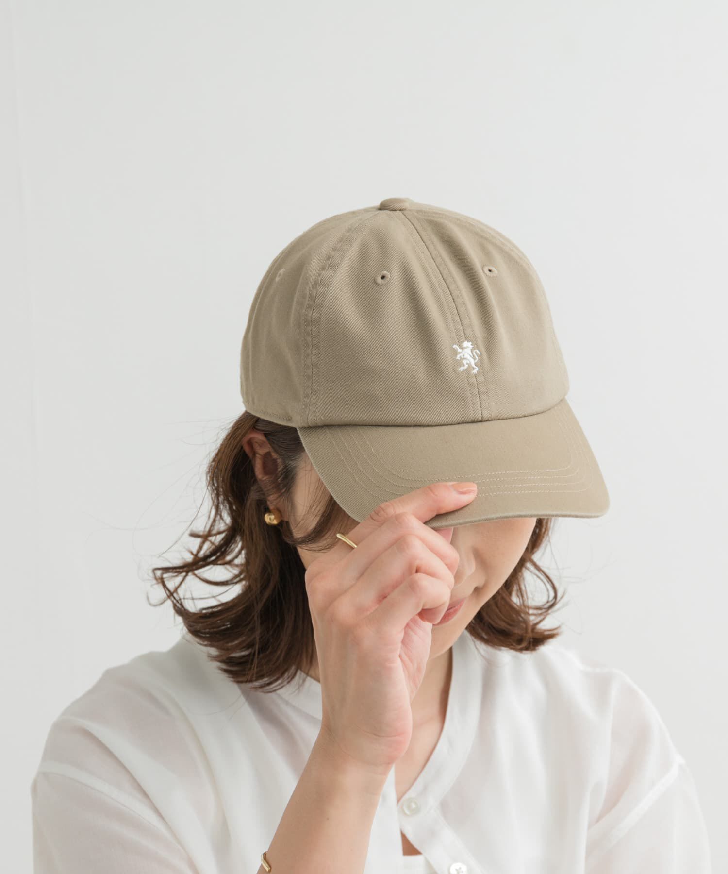 URBAN RESEARCH DOORS「GYMPHLEX　6PANEL CAP」|キャップ・キャスケット|ライトカーキ