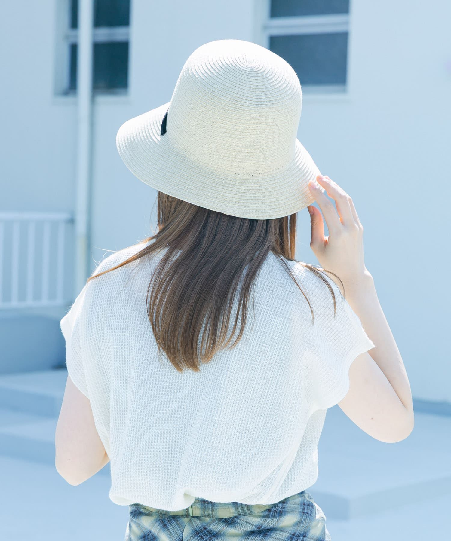 SMELLY「ペーパーリボンハット」|ハット|