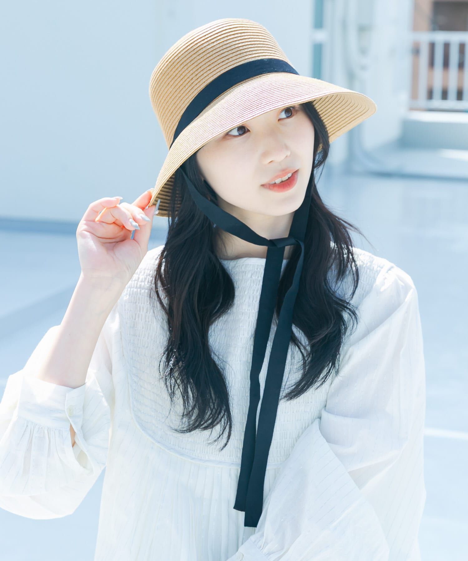 SMELLY「ペーパーリボンハット」|ハット|