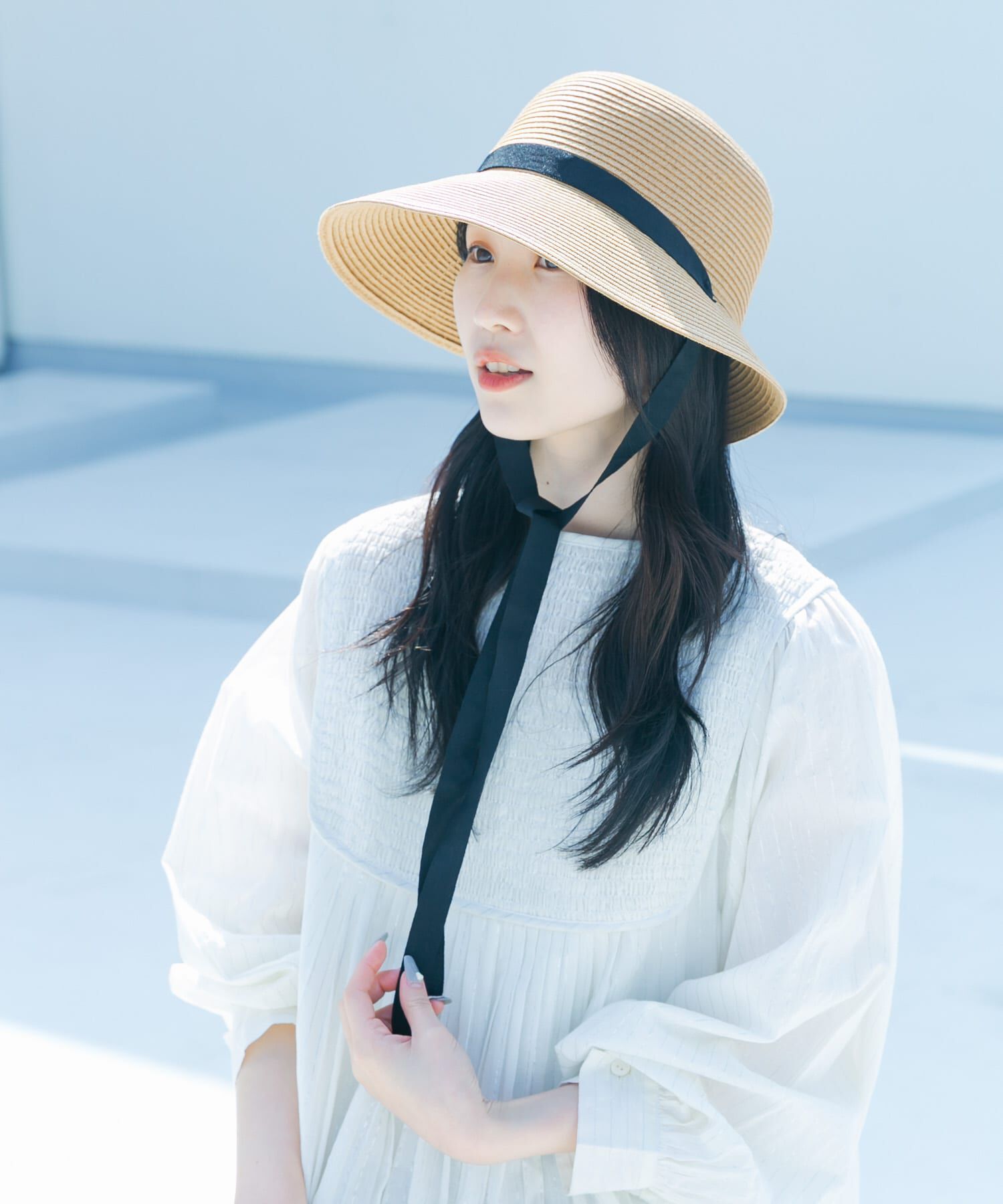 SMELLY「ペーパーリボンハット」|ハット|