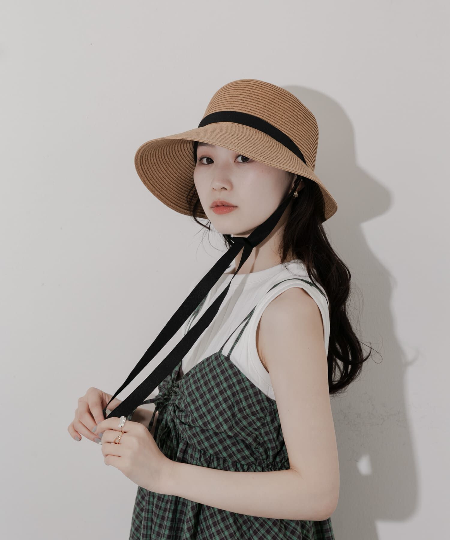 SMELLY「ペーパーリボンハット」|ハット|