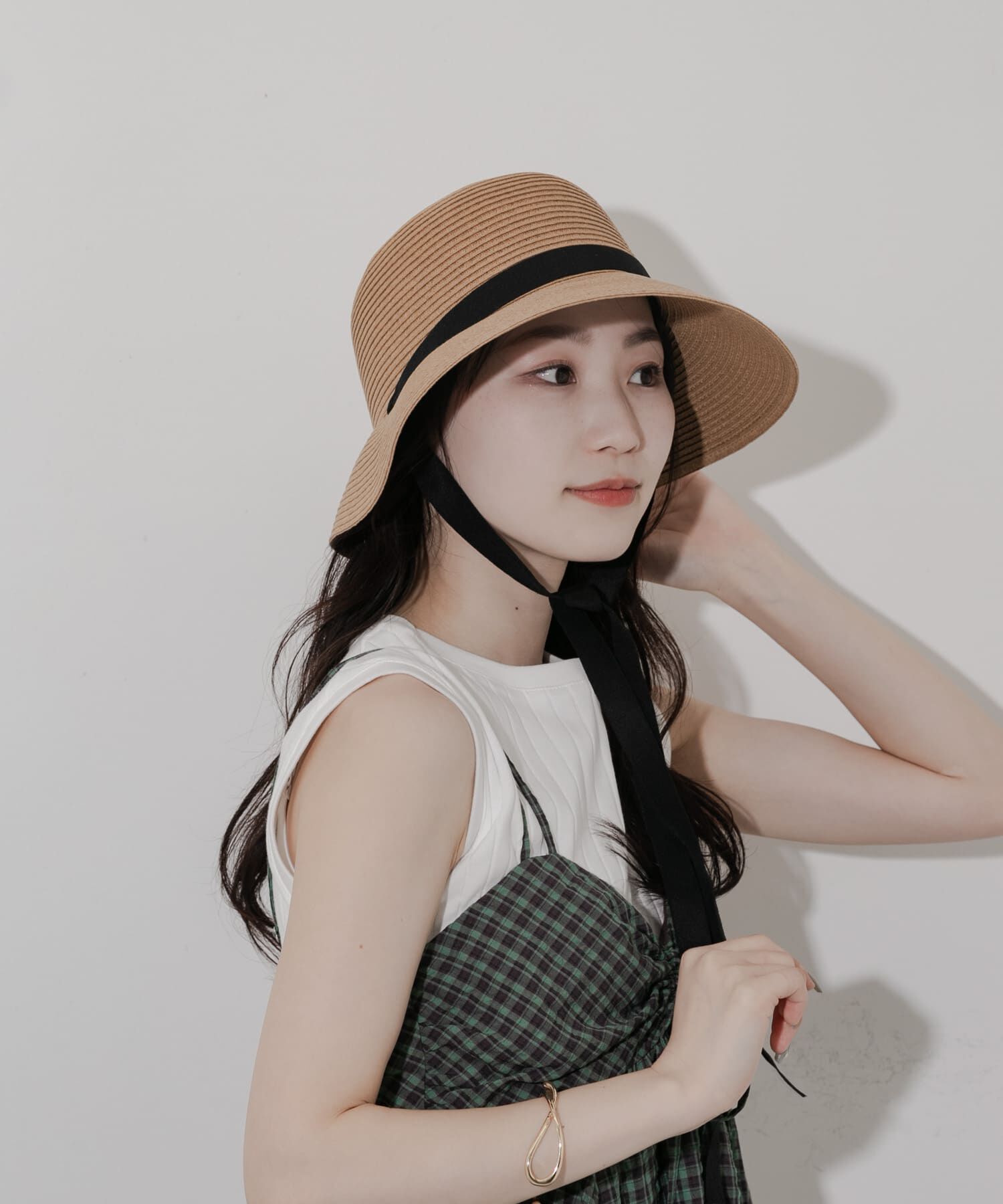 SMELLY「ペーパーリボンハット」|ハット|