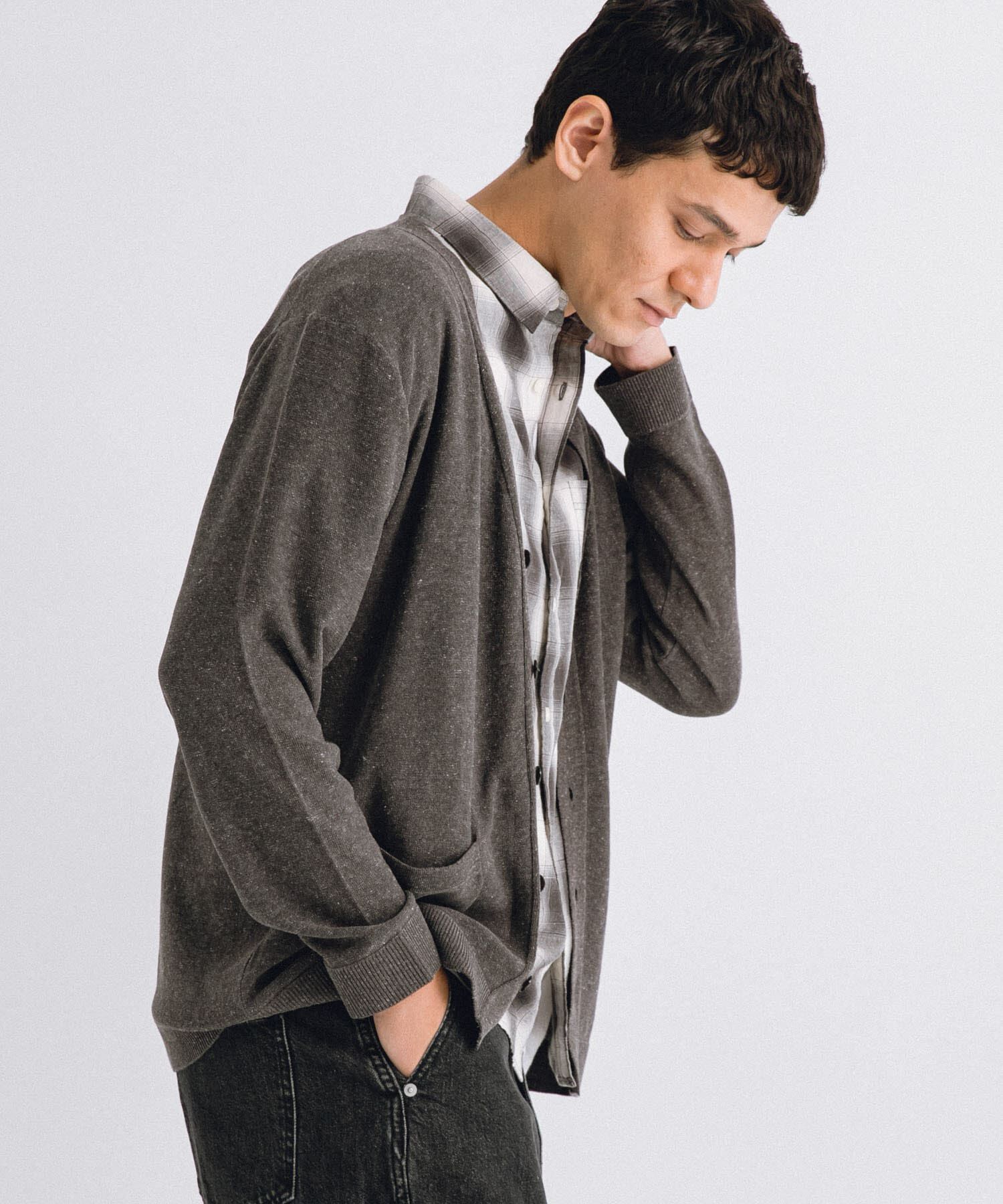 Sonny Label 「リネン混ニットカーディガン」|カーディガン|