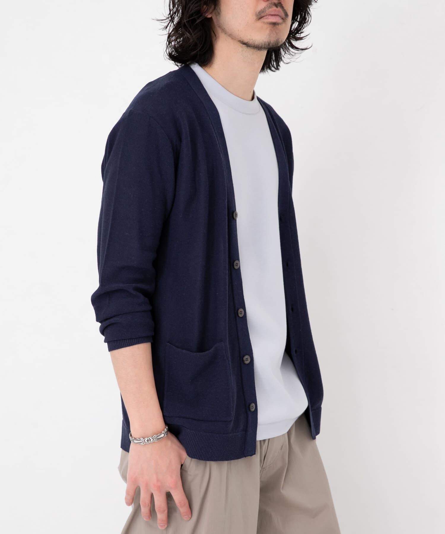 Sonny Label 「リネン混ニットカーディガン」|カーディガン|