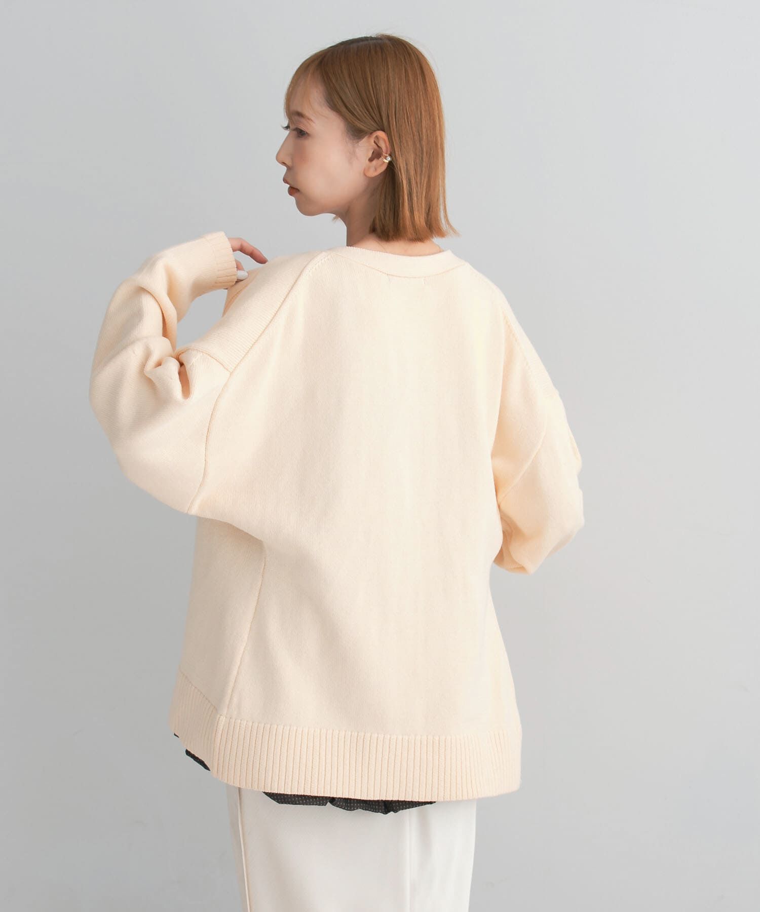 URBAN RESEARCH ROSSO「ウエストシェイプカーディガン」|カーディガン|