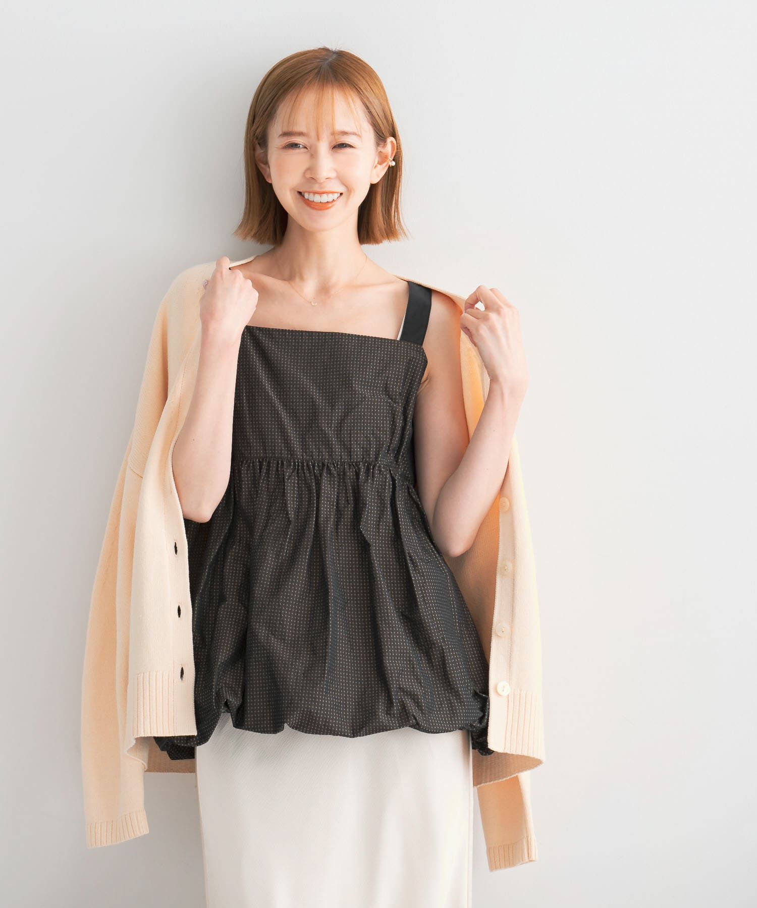 URBAN RESEARCH ROSSO「ウエストシェイプカーディガン」|カーディガン|