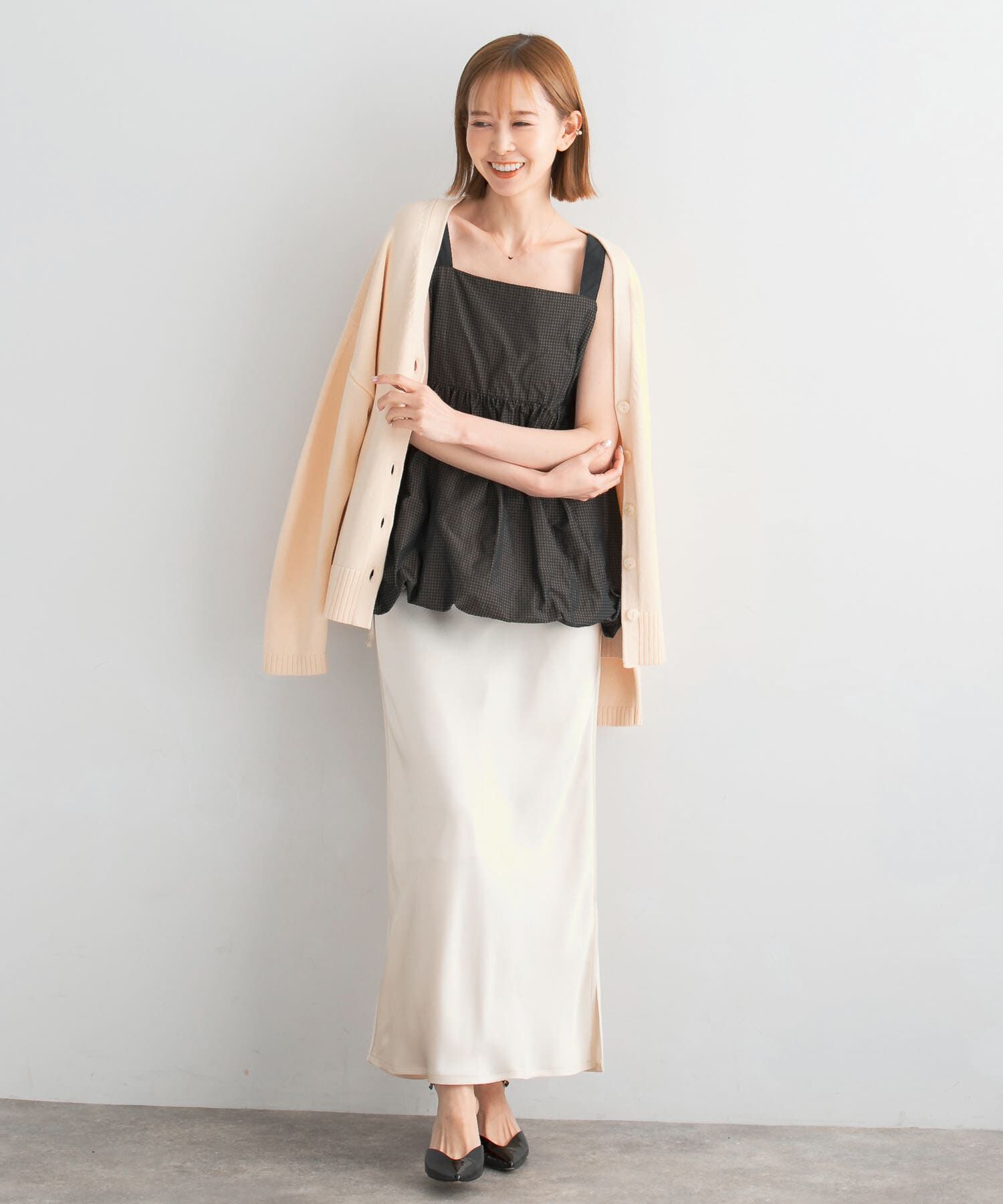 URBAN RESEARCH ROSSO「ウエストシェイプカーディガン」|カーディガン|