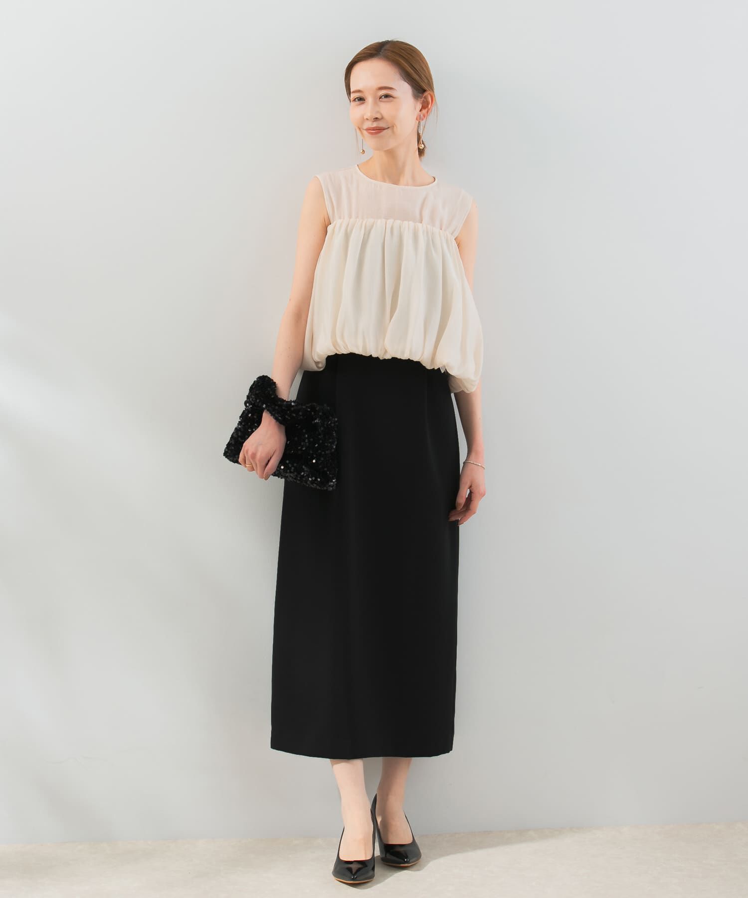 URBAN RESEARCH ROSSO「マルチWAYシアーオフショルドレス」|ワンピース|