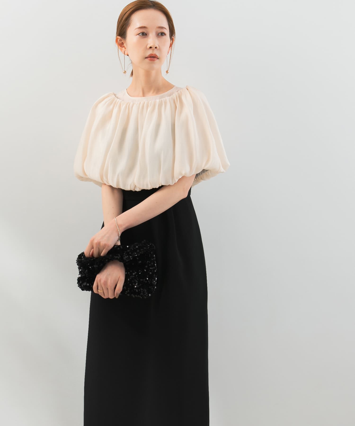 URBAN RESEARCH ROSSO「マルチWAYシアーオフショルドレス」|ワンピース|