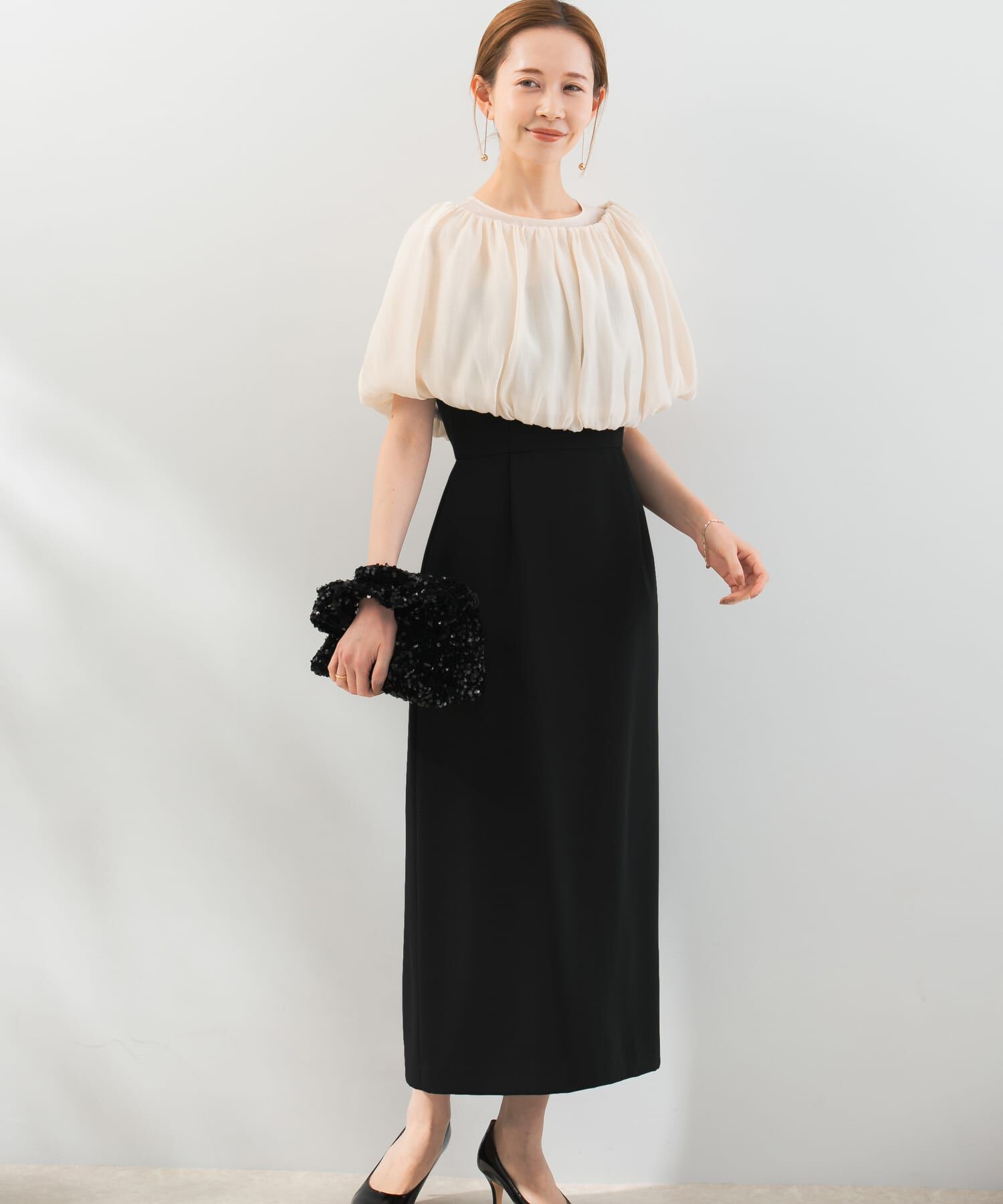 URBAN RESEARCH ROSSO「マルチWAYシアーオフショルドレス」|ワンピース|