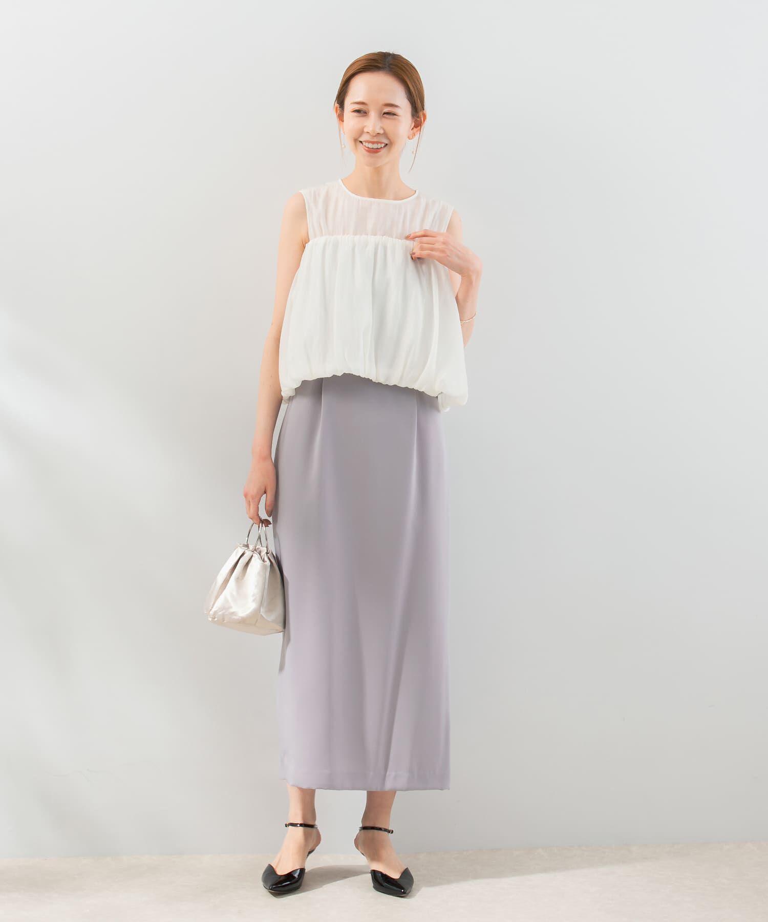 URBAN RESEARCH ROSSO「マルチWAYシアーオフショルドレス」|ワンピース|