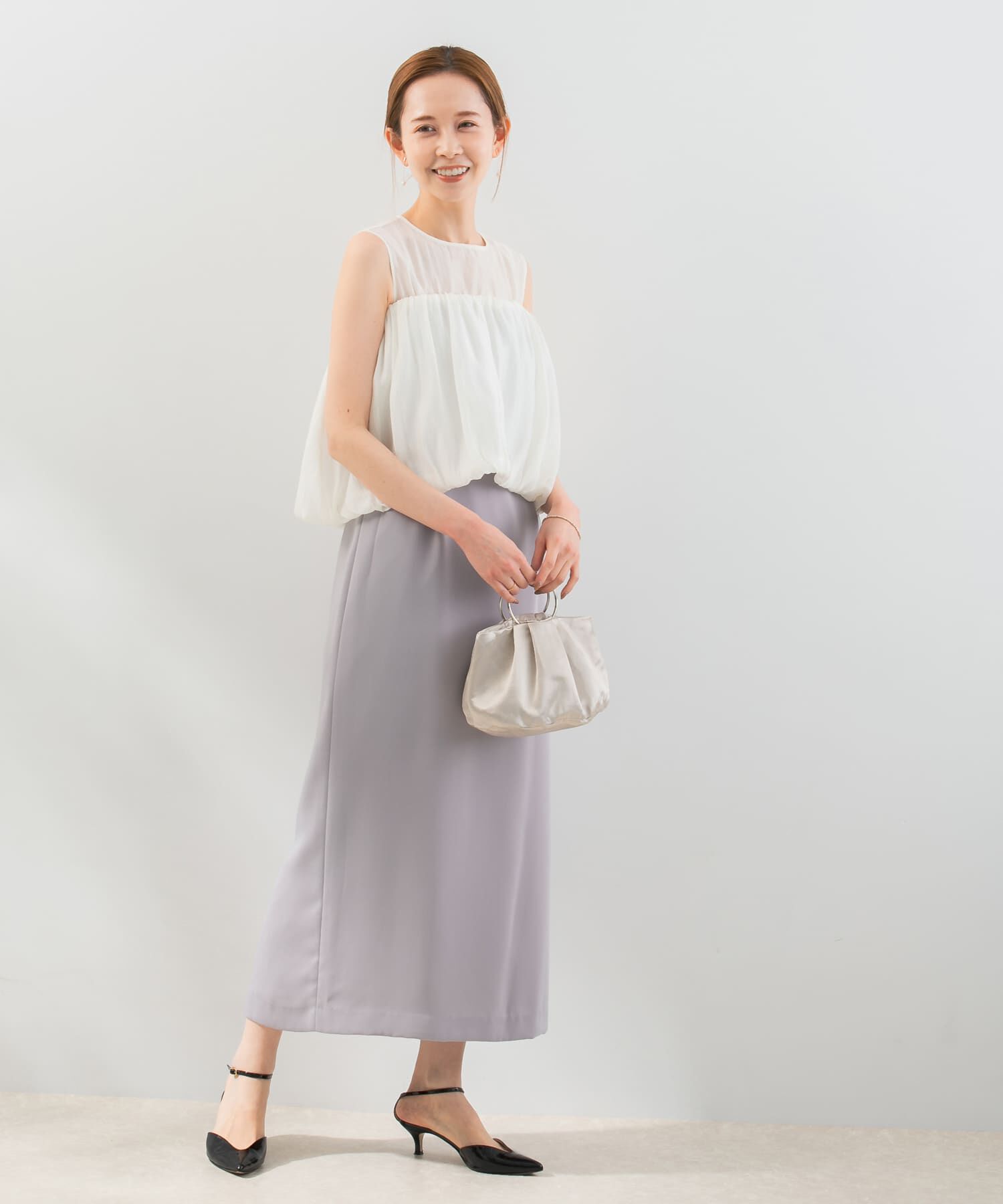 URBAN RESEARCH ROSSO「マルチWAYシアーオフショルドレス」|ワンピース|