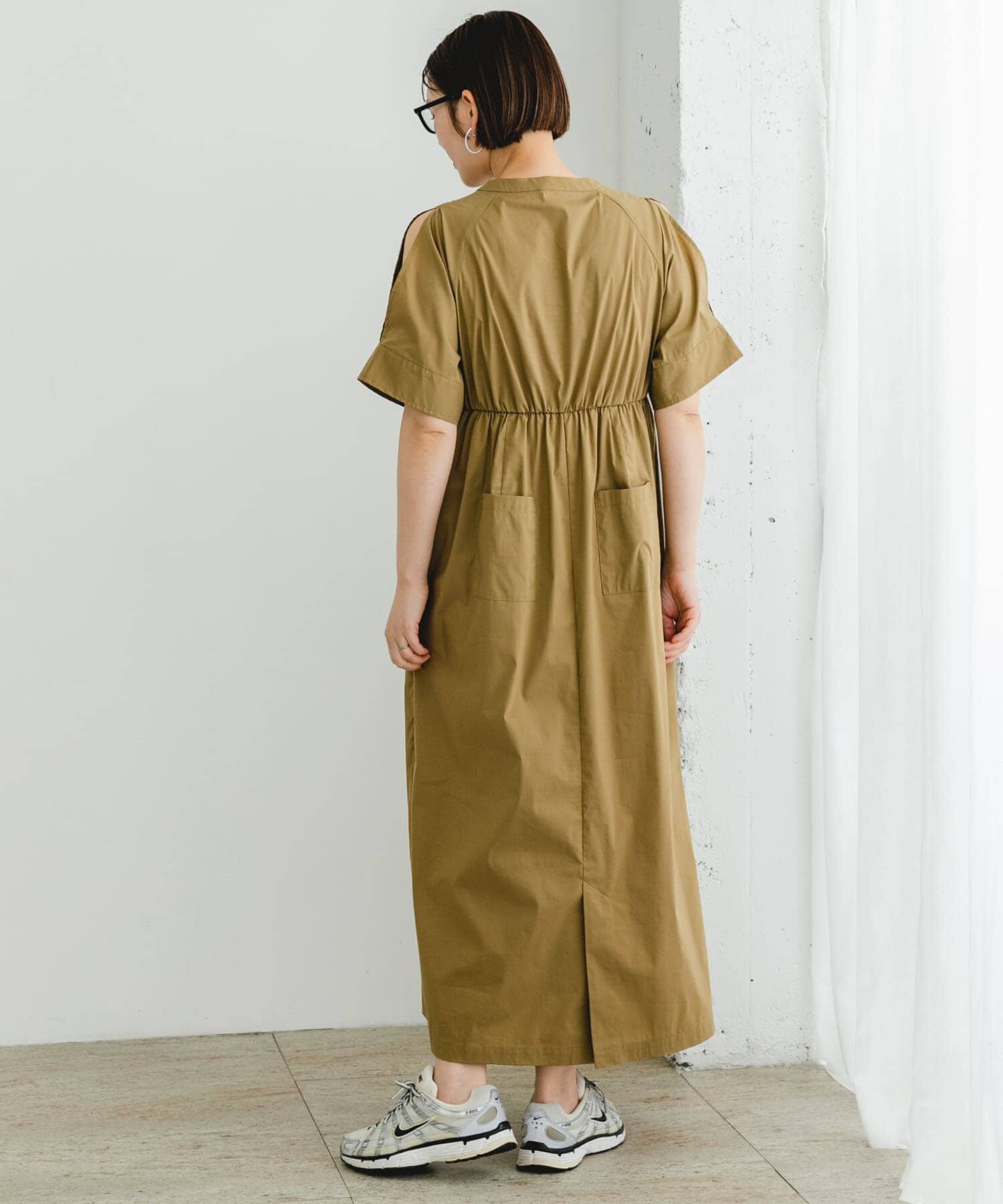 URBAN RESEARCH ROSSO「F by ROSSO　スリットショルダーワンピース」|ワンピース|