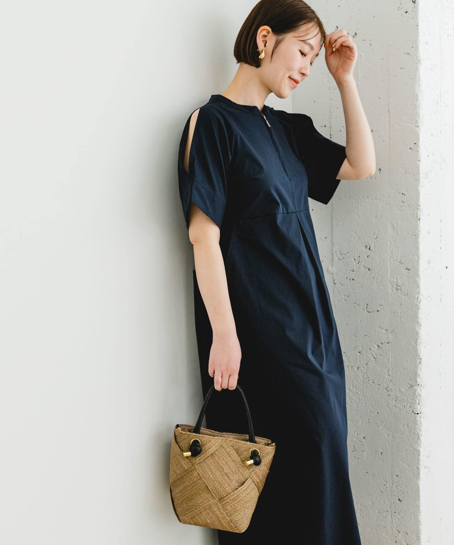 URBAN RESEARCH ROSSO「F by ROSSO　スリットショルダーワンピース」|ワンピース|