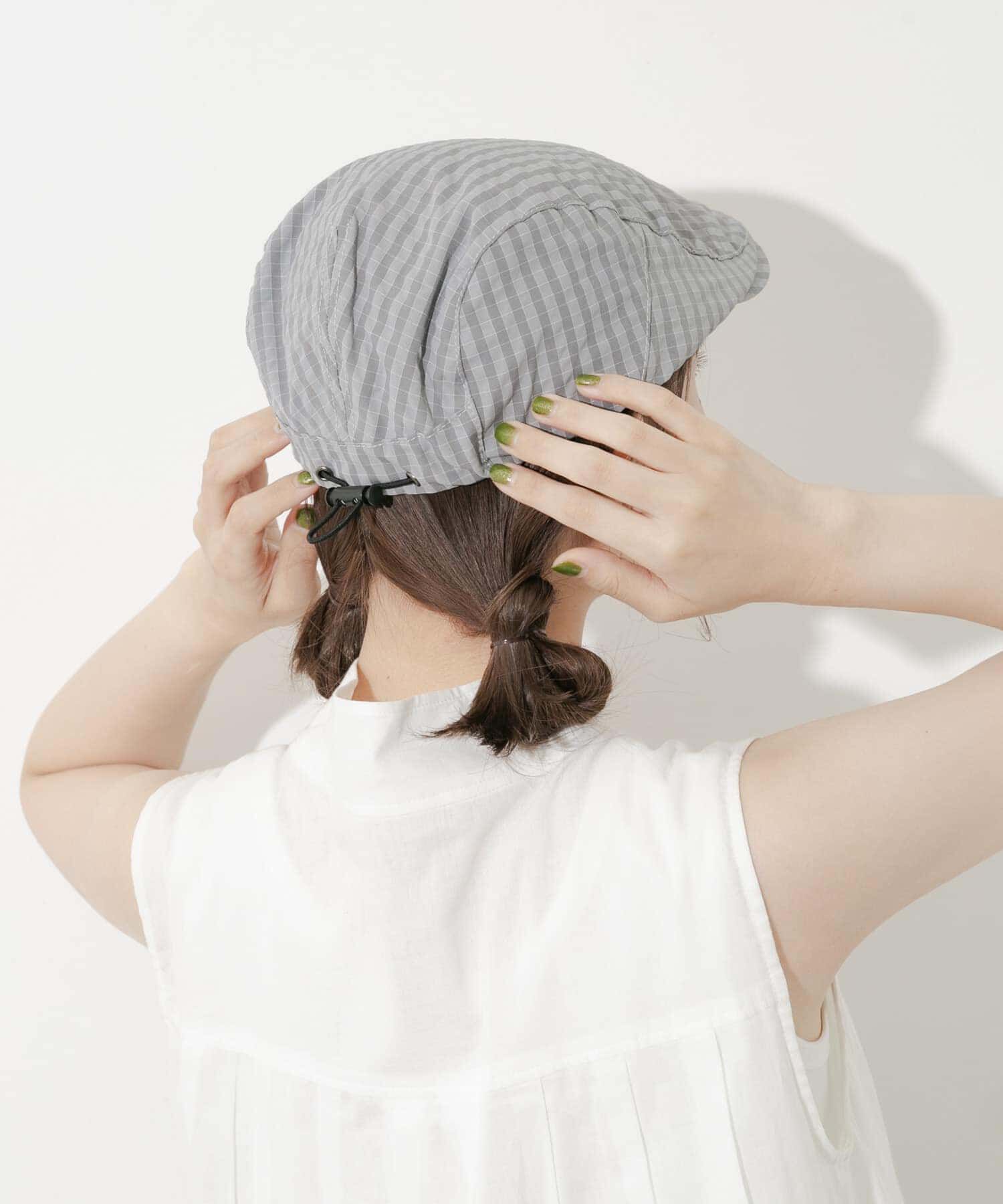 SMELLY「ドロストチェックハンチング」|ハンチング・ベレー帽|