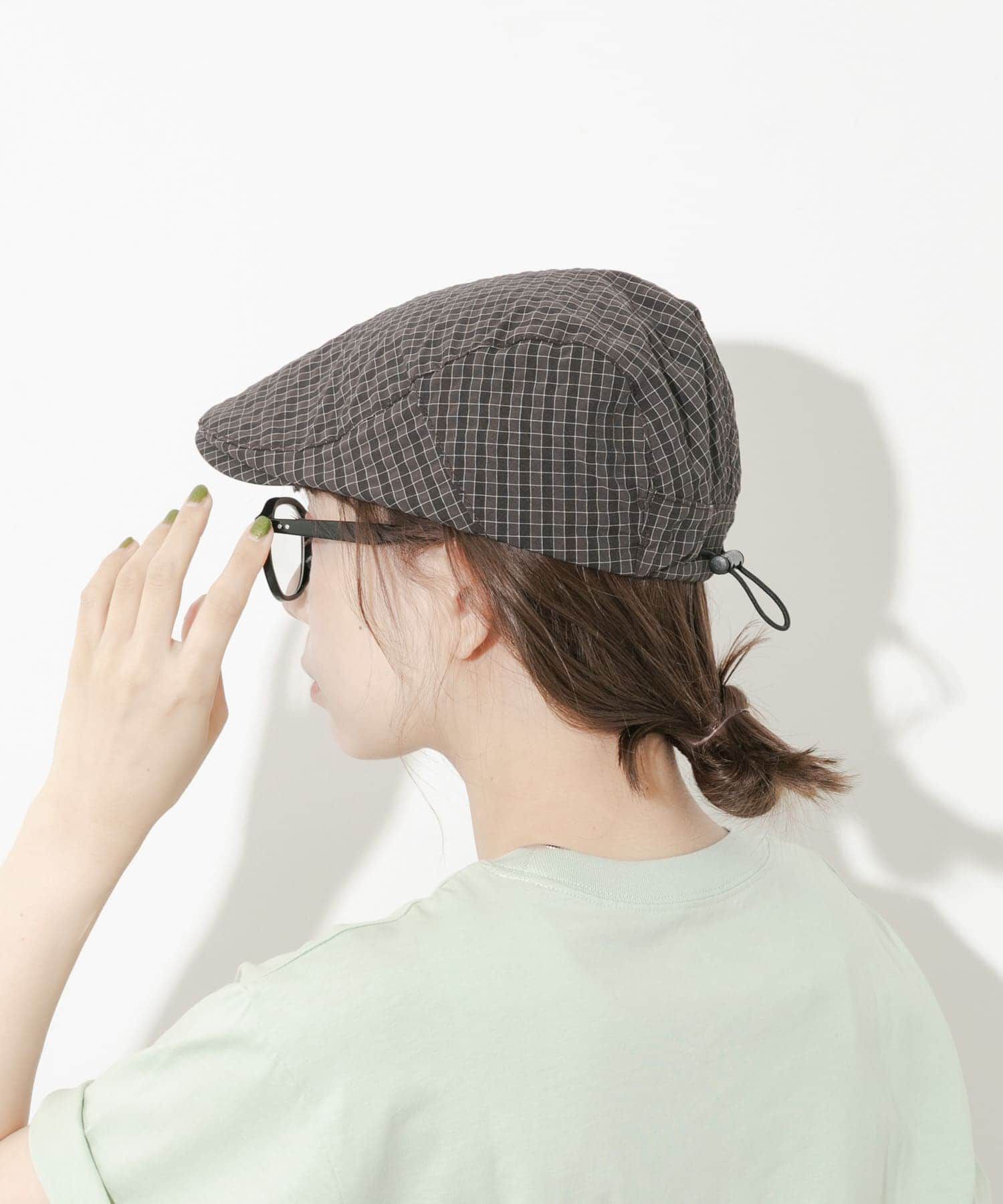 SMELLY「ドロストチェックハンチング」|ハンチング・ベレー帽|