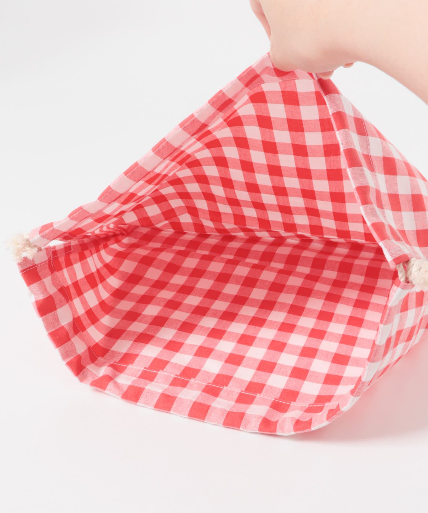 URBAN RESEARCH DOORS「CINQ　ギンガム(レッド)巾着L」|その他|