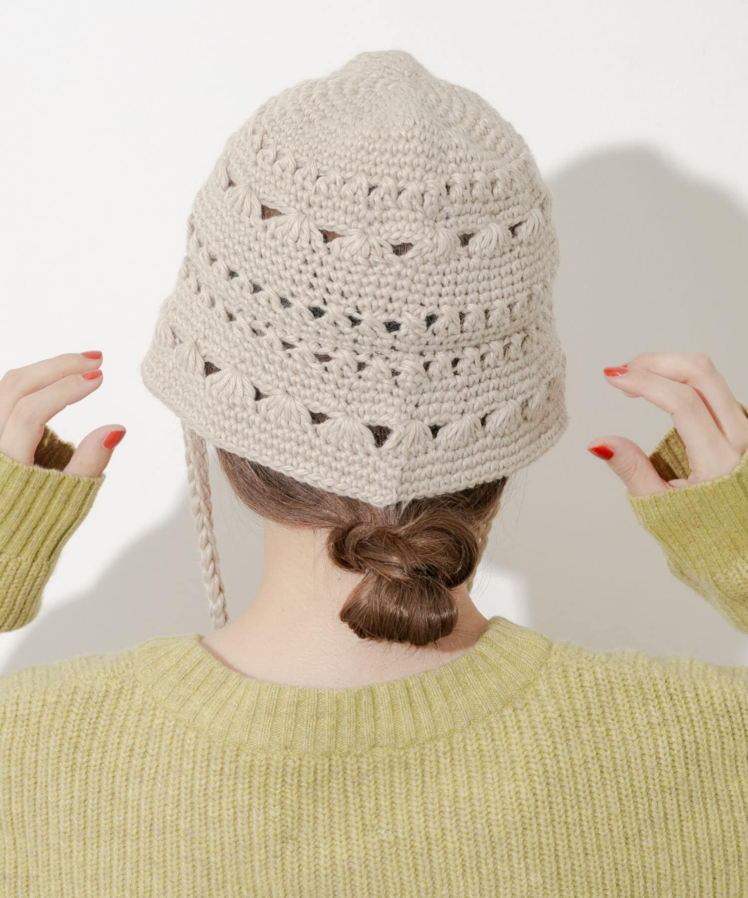 SMELLY「クロシェニットハット」|ハット|