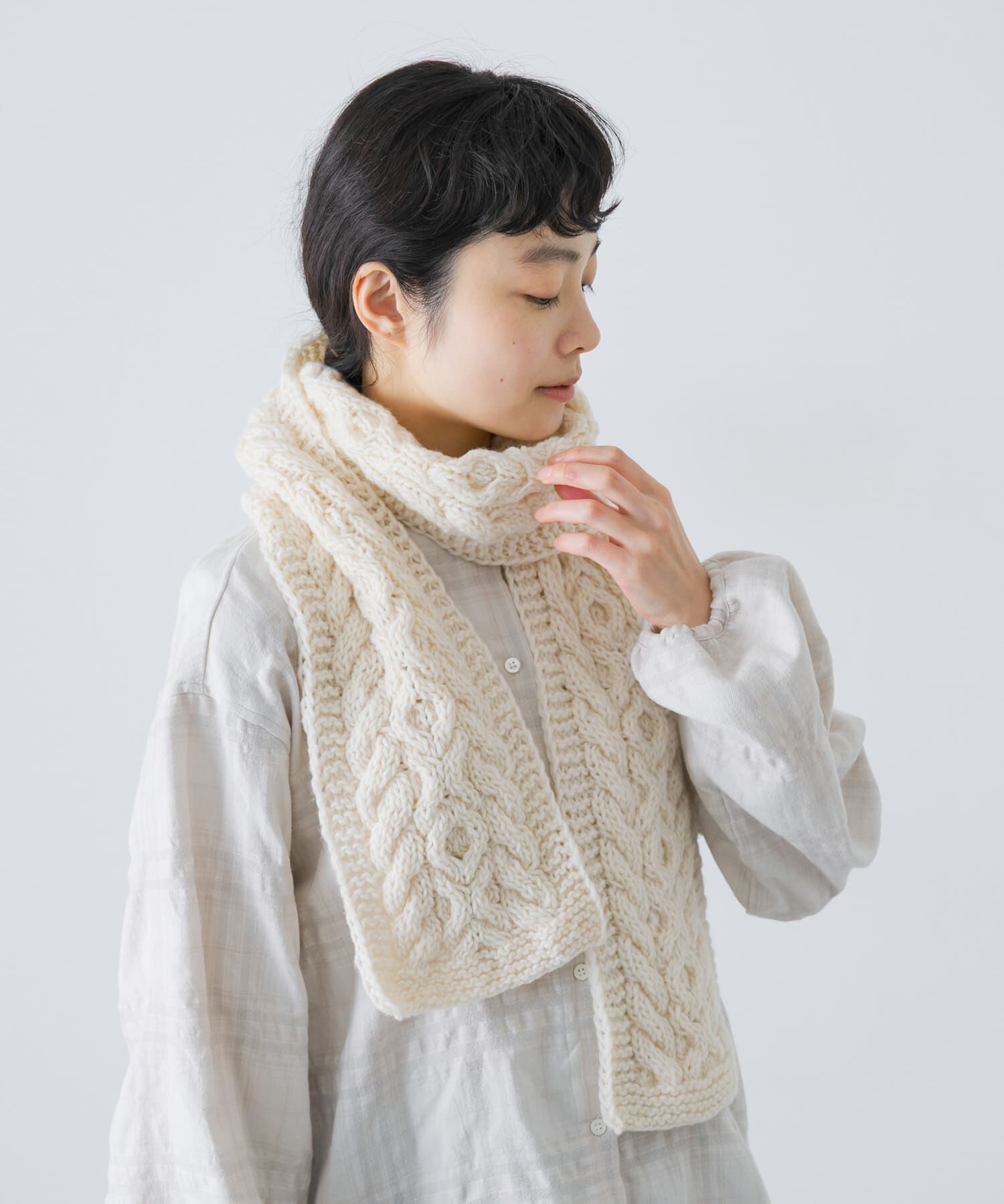 ペルーアランマフラー（かぐれ）｜ルミネのファッション通販アイルミネ