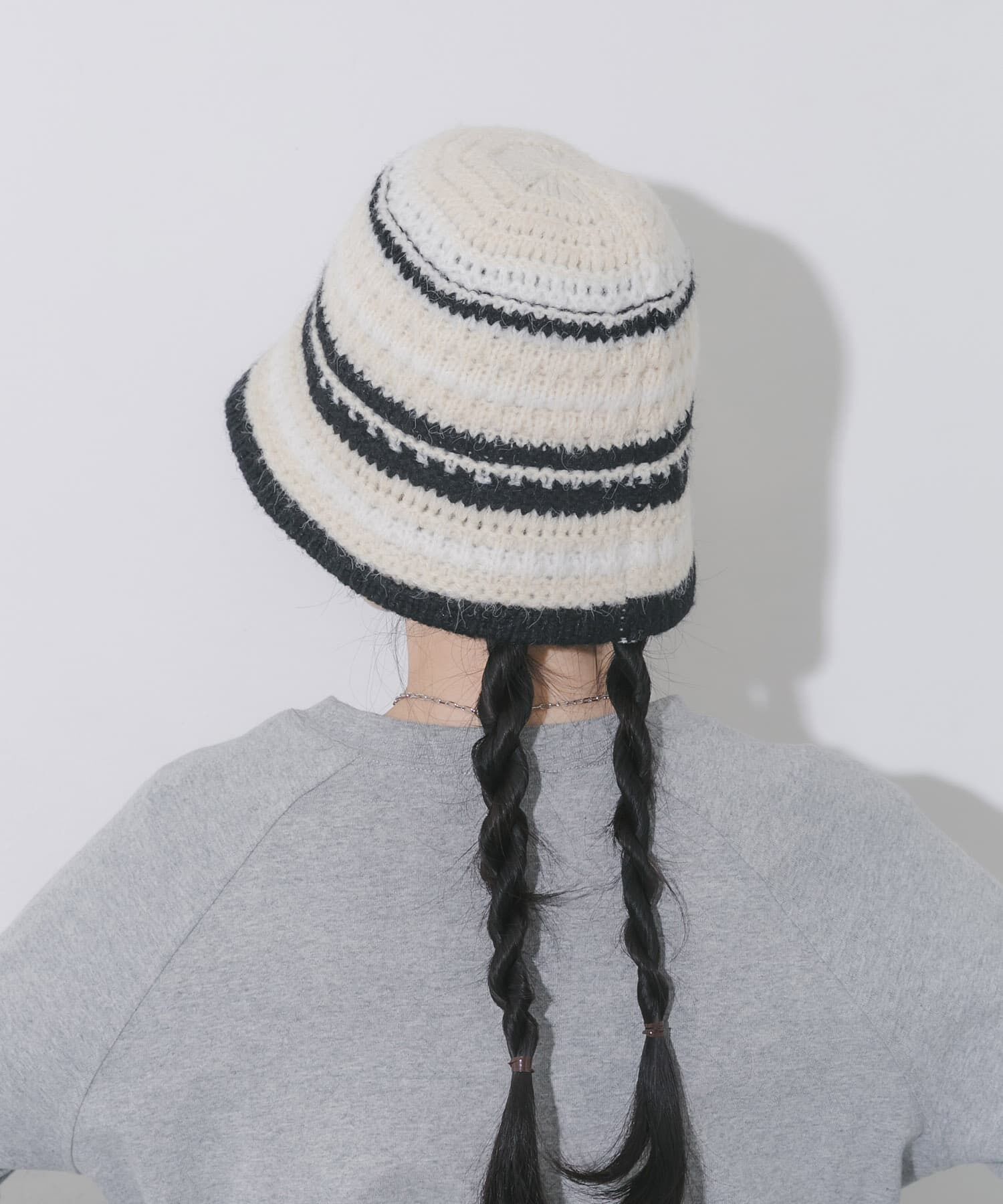 SMELLY「マルチボーダーニットハット」|ハット|