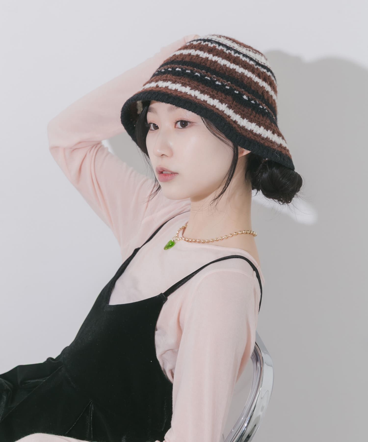 SMELLY「マルチボーダーニットハット」|ハット|