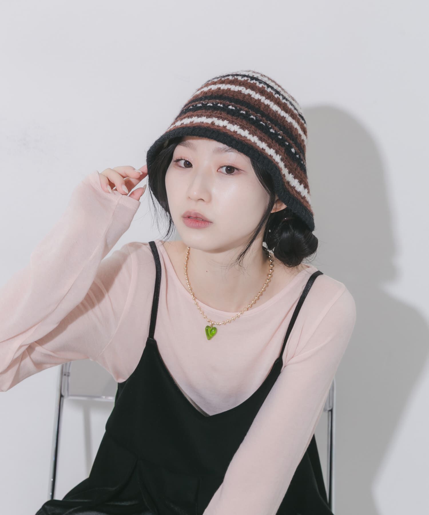 SMELLY「マルチボーダーニットハット」|ハット|