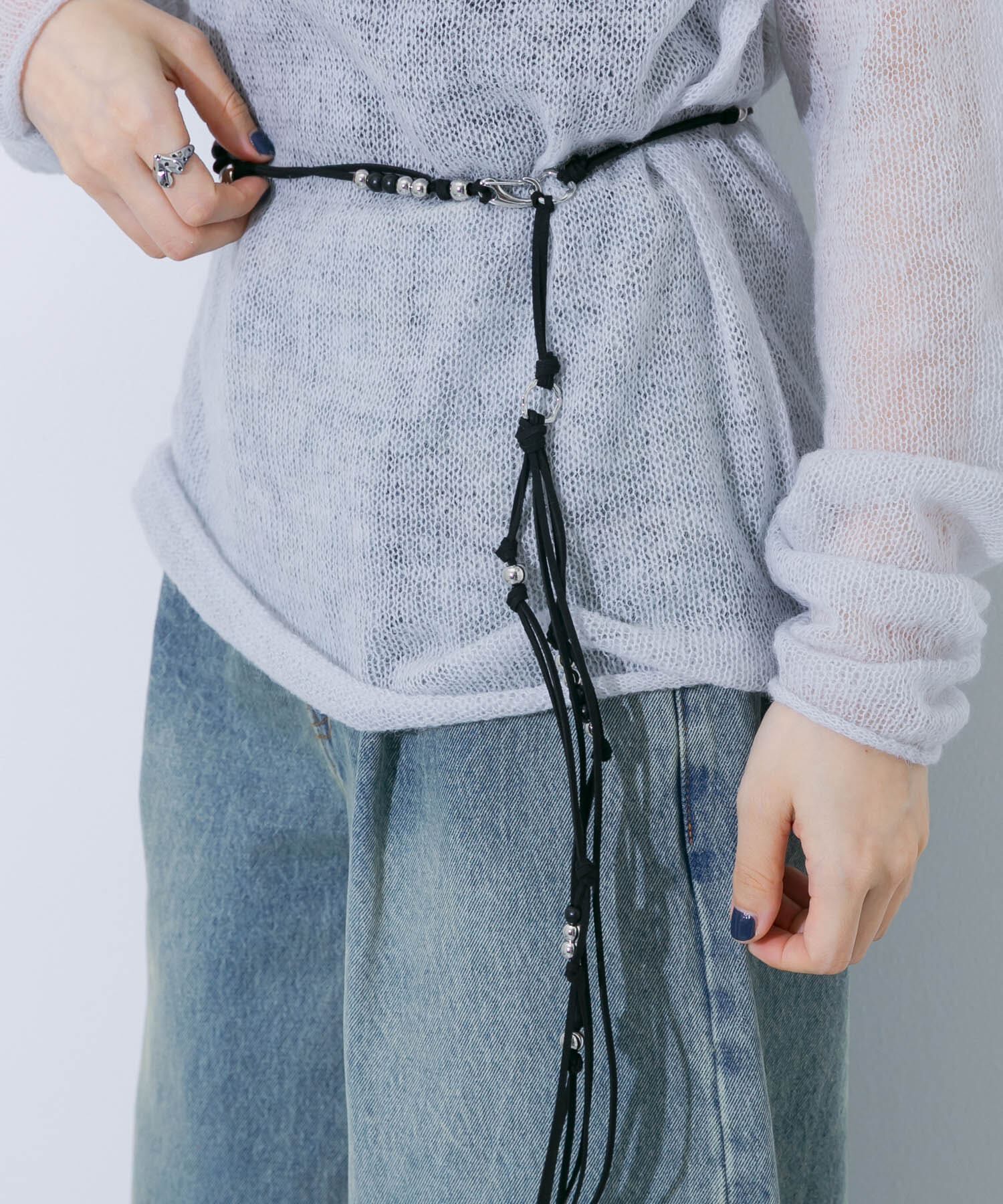 SMELLY「ボールビーズコードベルト」|ベルト|