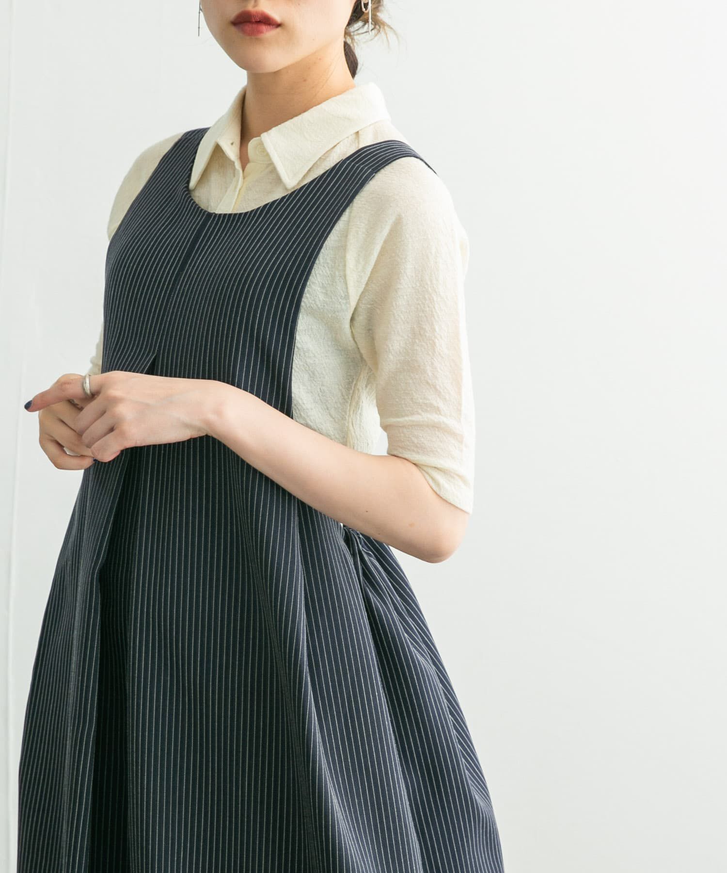  「ジャガードポロカーディガン」|カーディガン|