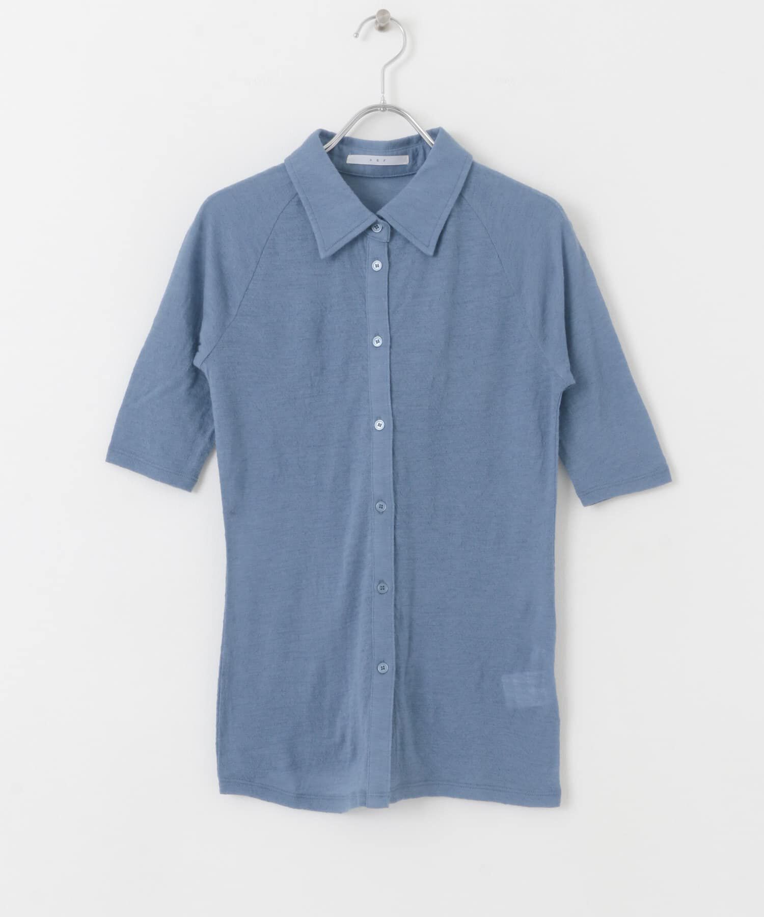  「ジャガードポロカーディガン」|カーディガン|