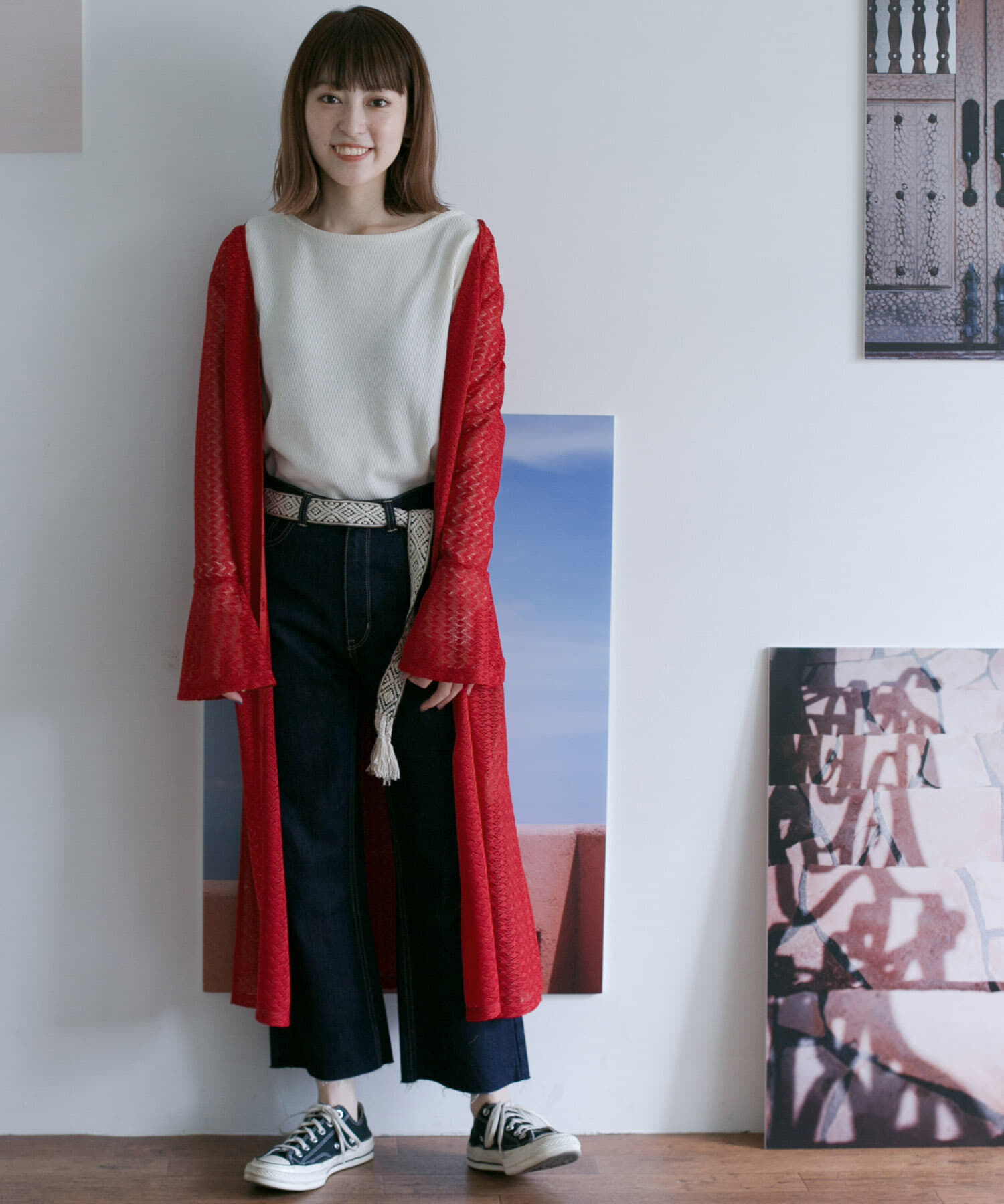  「2wayレースカーディガン」|カーディガン|