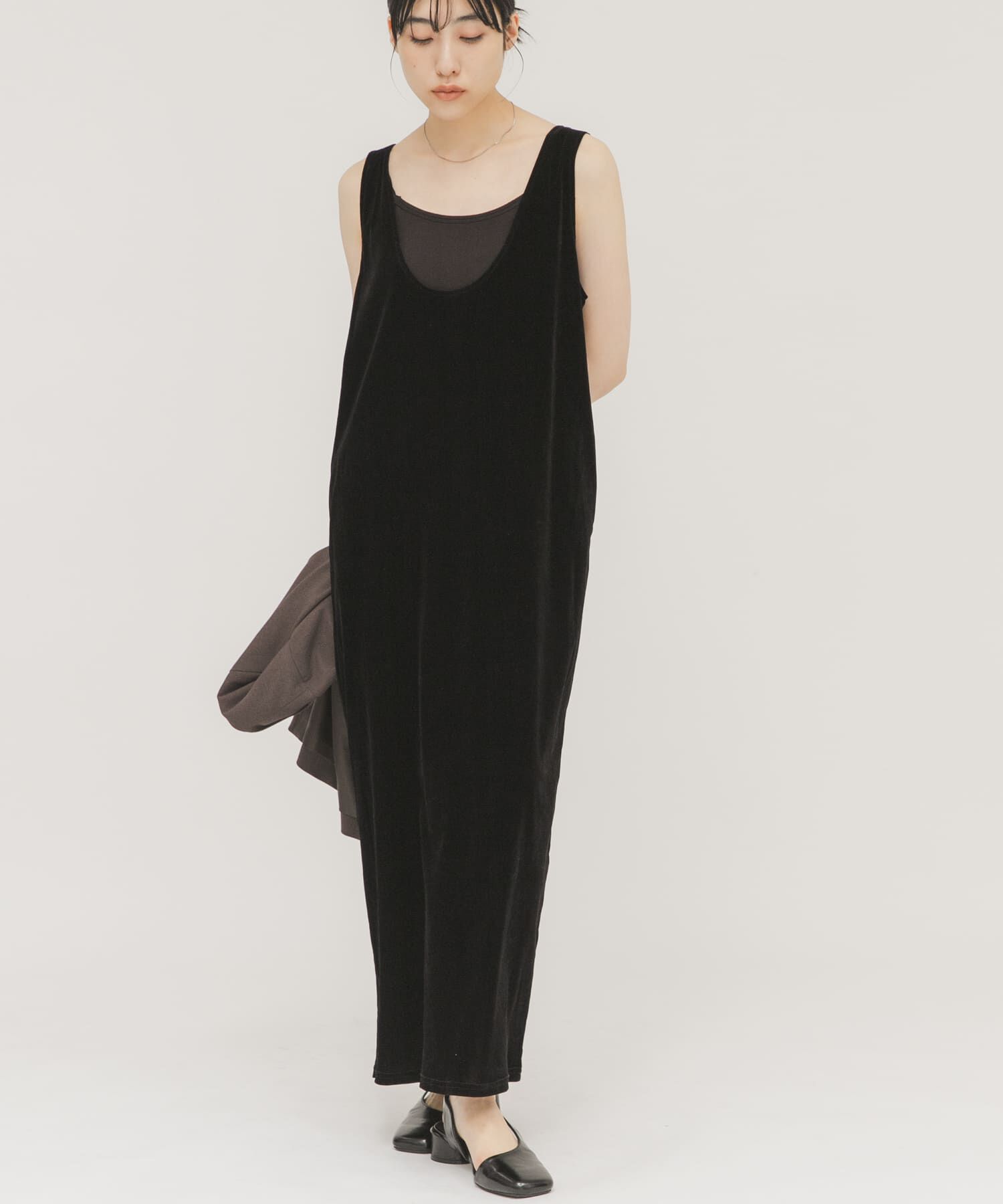  「2WAYベロアワンピース」|ワンピース|
