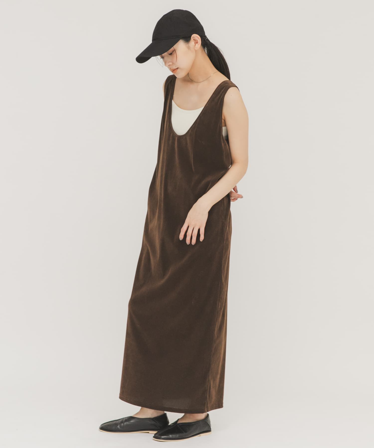  「2WAYベロアワンピース」|ワンピース|