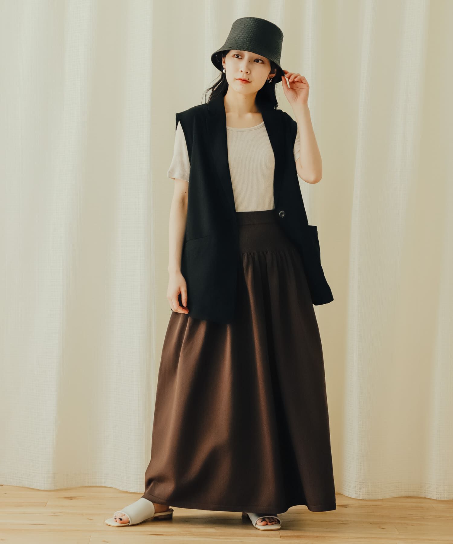 SENSE OF PLACE by URBAN RESEARCH「ペーパーシートバケットハット」|ハット|