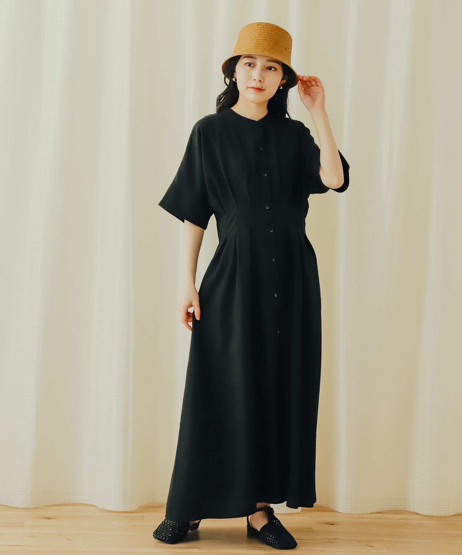 SENSE OF PLACE by URBAN RESEARCH「ペーパーシートバケットハット」|ハット|ベージュ