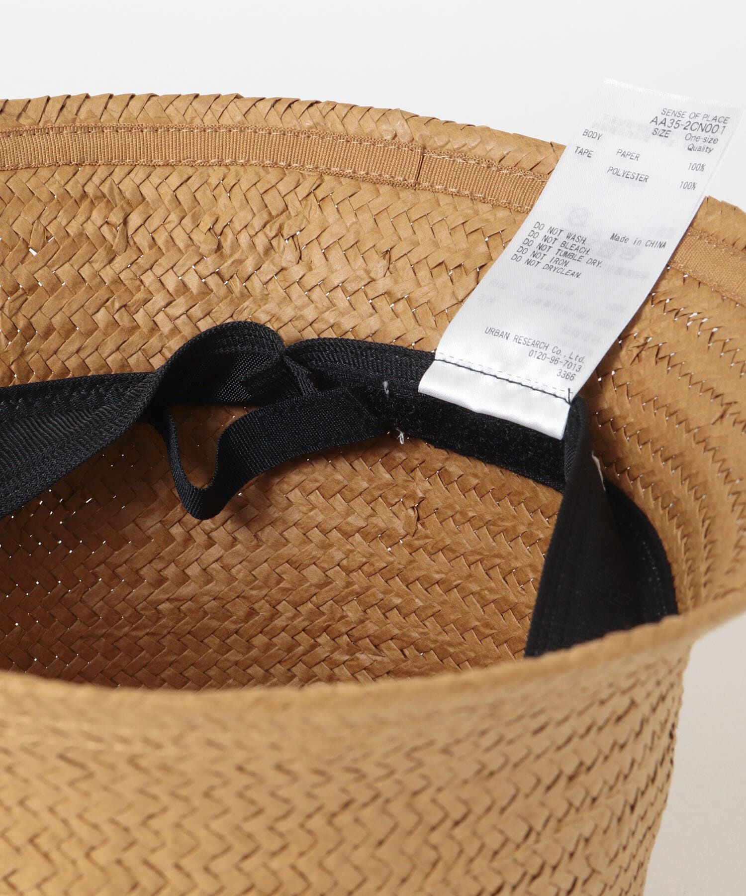 SENSE OF PLACE by URBAN RESEARCH「ペーパーシートバケットハット」|ハット|