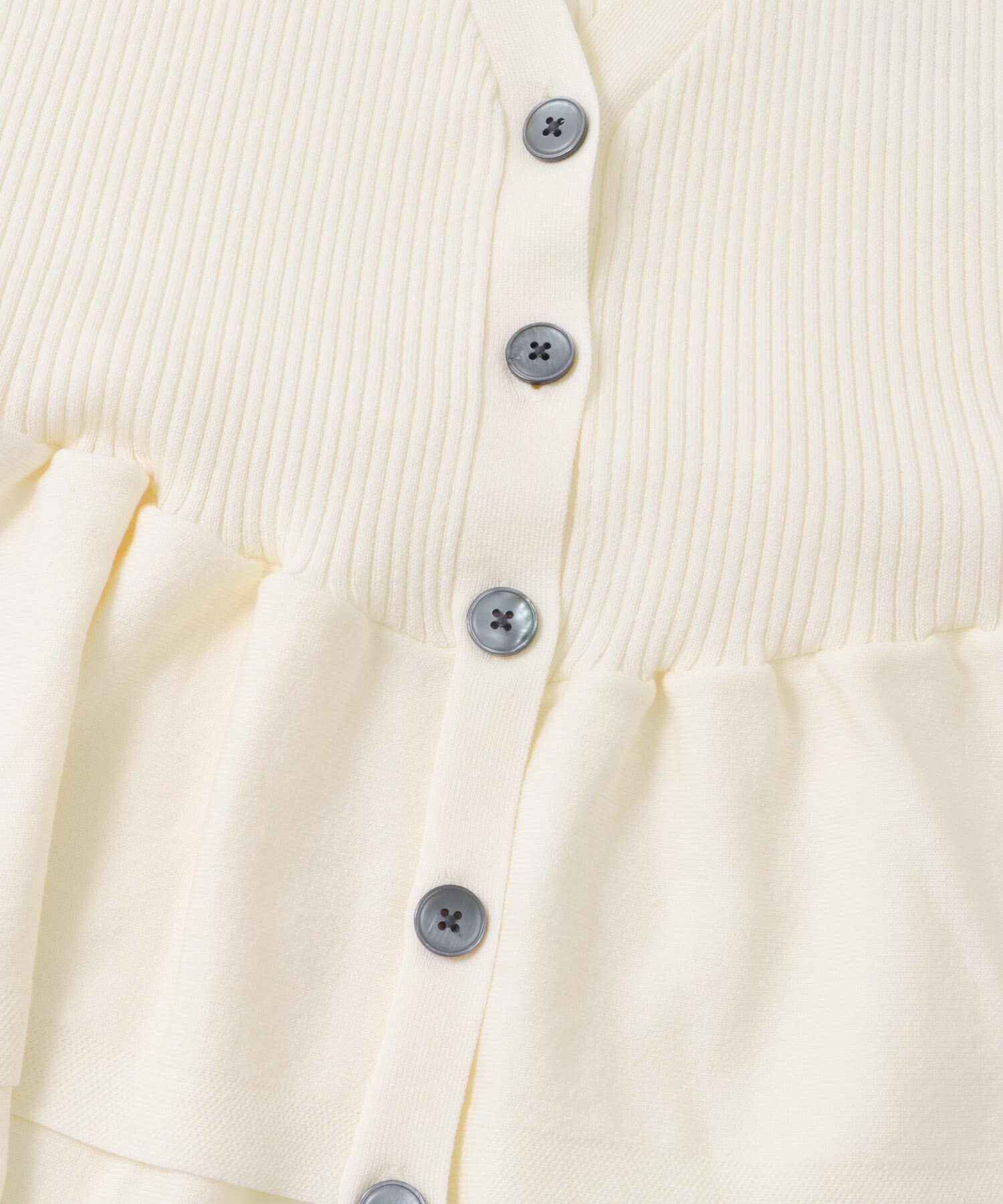 SENSE OF PLACE by URBAN RESEARCH「『WEB限定』ペプラムカーディガン(半袖)」|カーディガン|