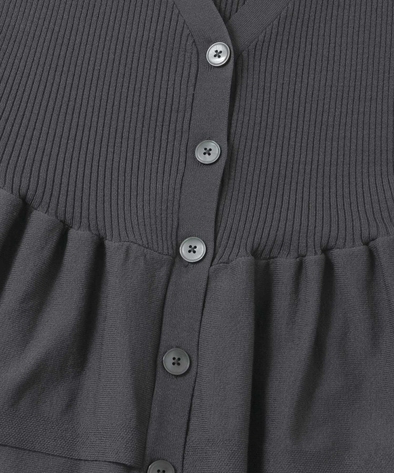 SENSE OF PLACE by URBAN RESEARCH「『WEB限定』ペプラムカーディガン(半袖)」|カーディガン|