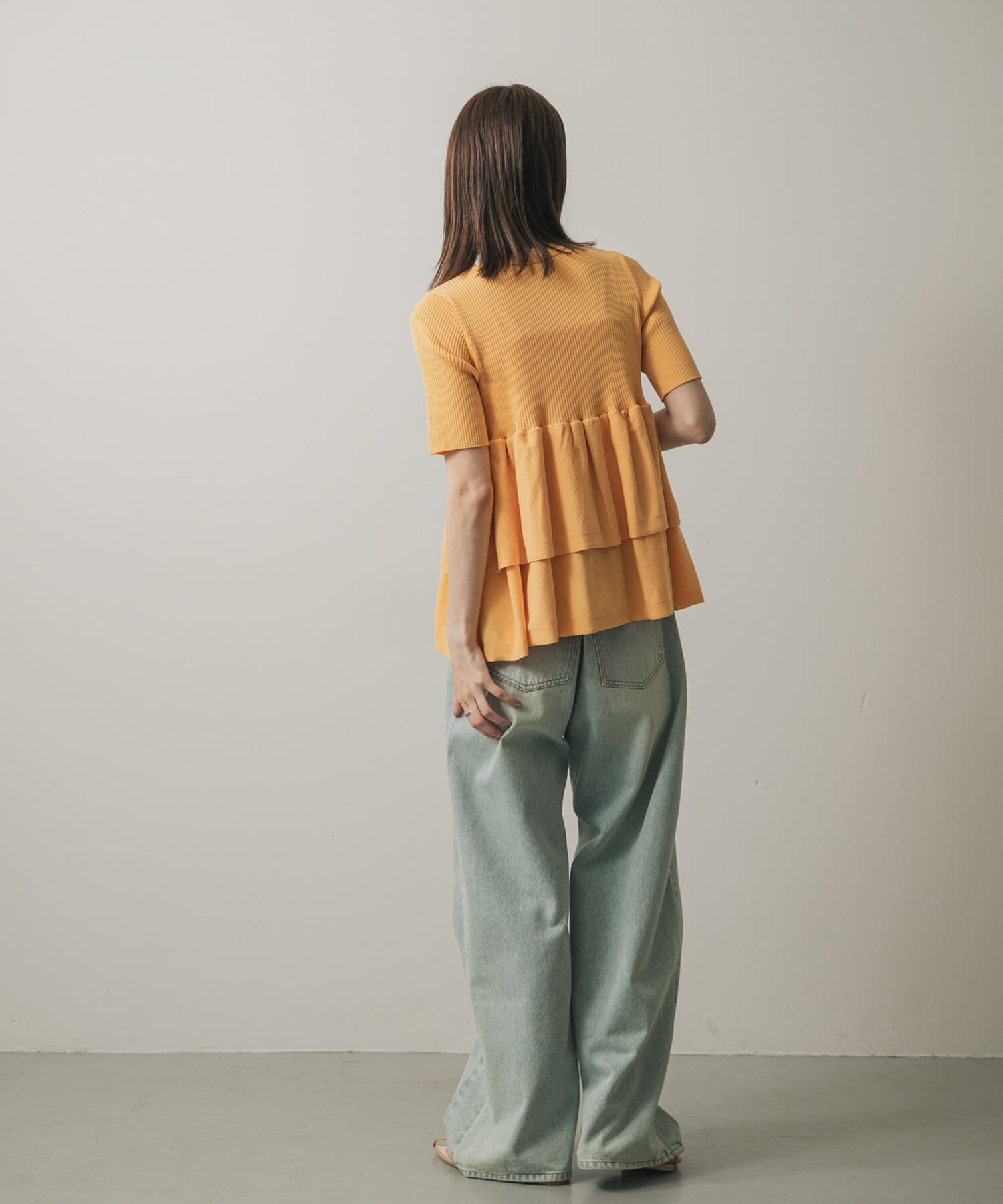 SENSE OF PLACE by URBAN RESEARCH「『WEB限定』ペプラムカーディガン(半袖)」|カーディガン|