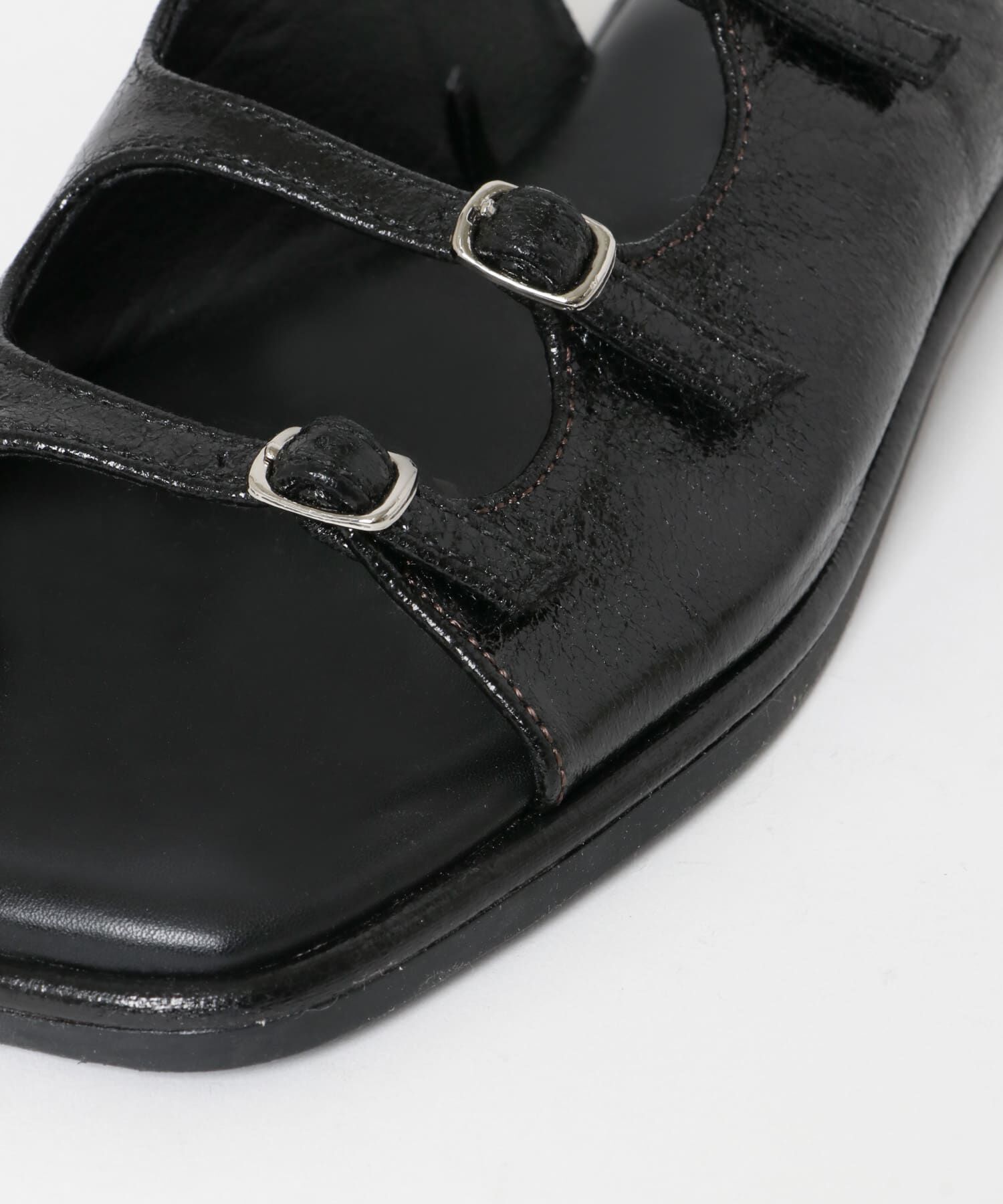 SENSE OF PLACE by URBAN RESEARCH「スクエアトゥベルトサンダル」|サンダル|