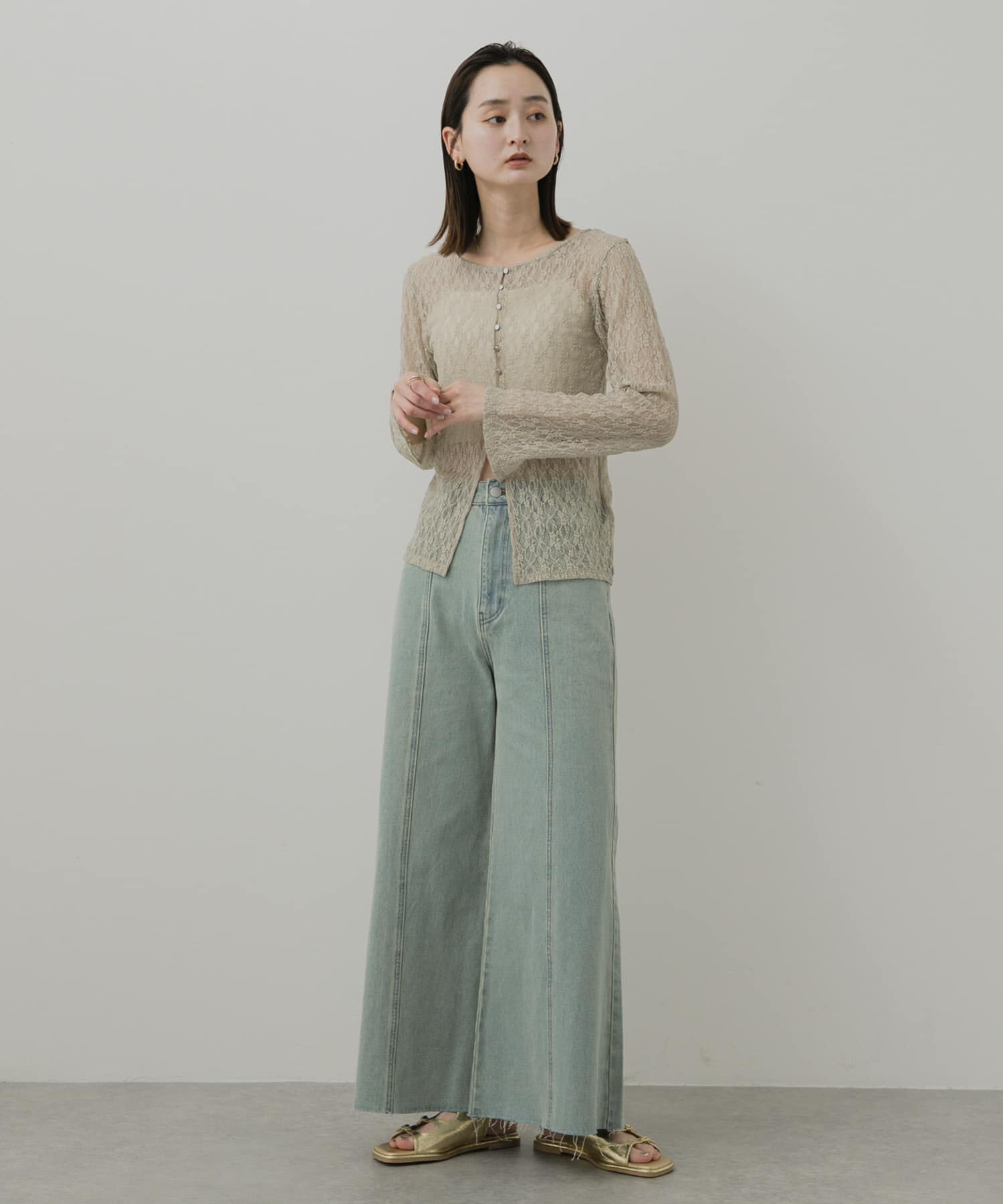 SENSE OF PLACE by URBAN RESEARCH「スクエアトゥベルトサンダル」|サンダル|