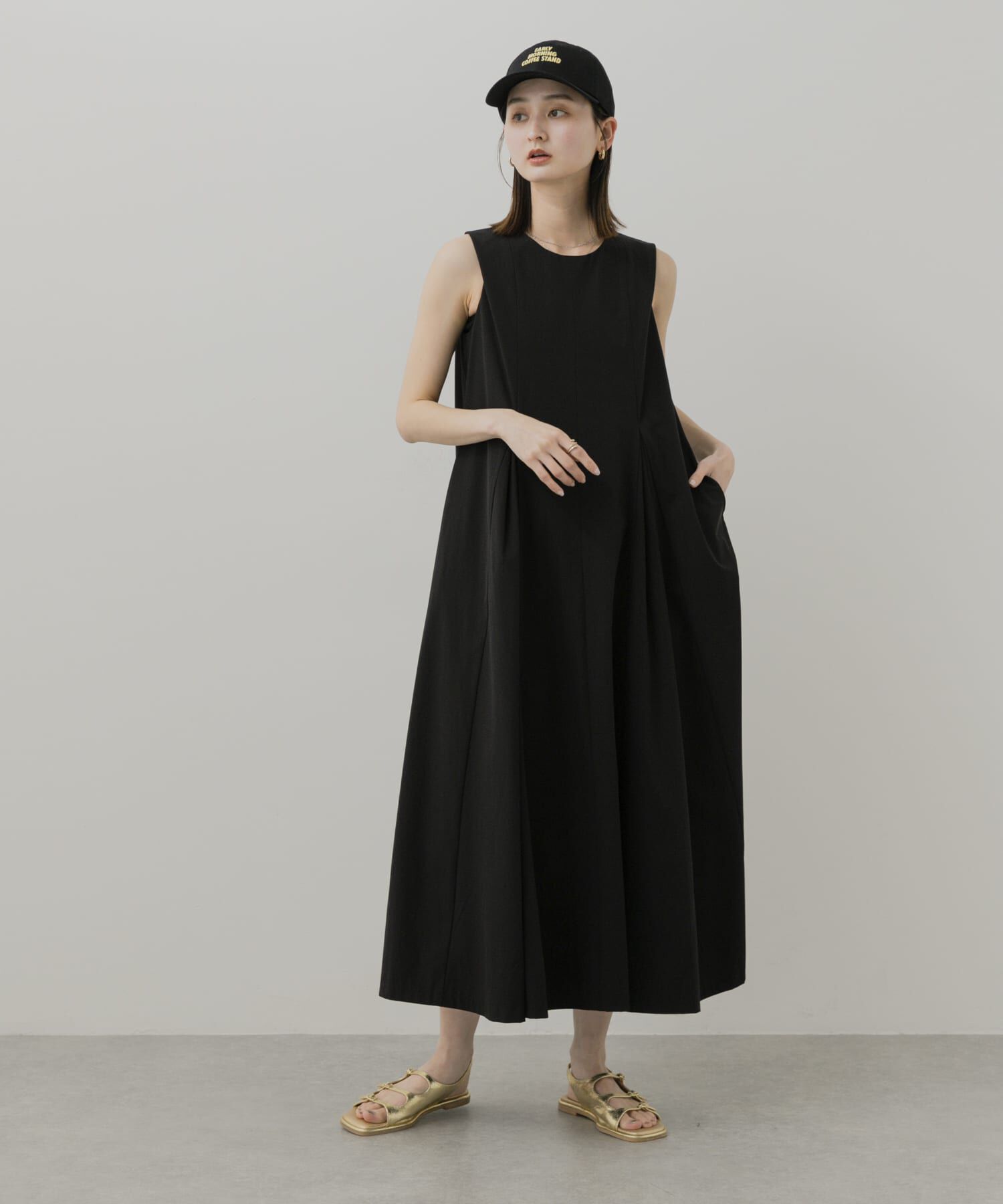 SENSE OF PLACE by URBAN RESEARCH「スクエアトゥベルトサンダル」|サンダル|