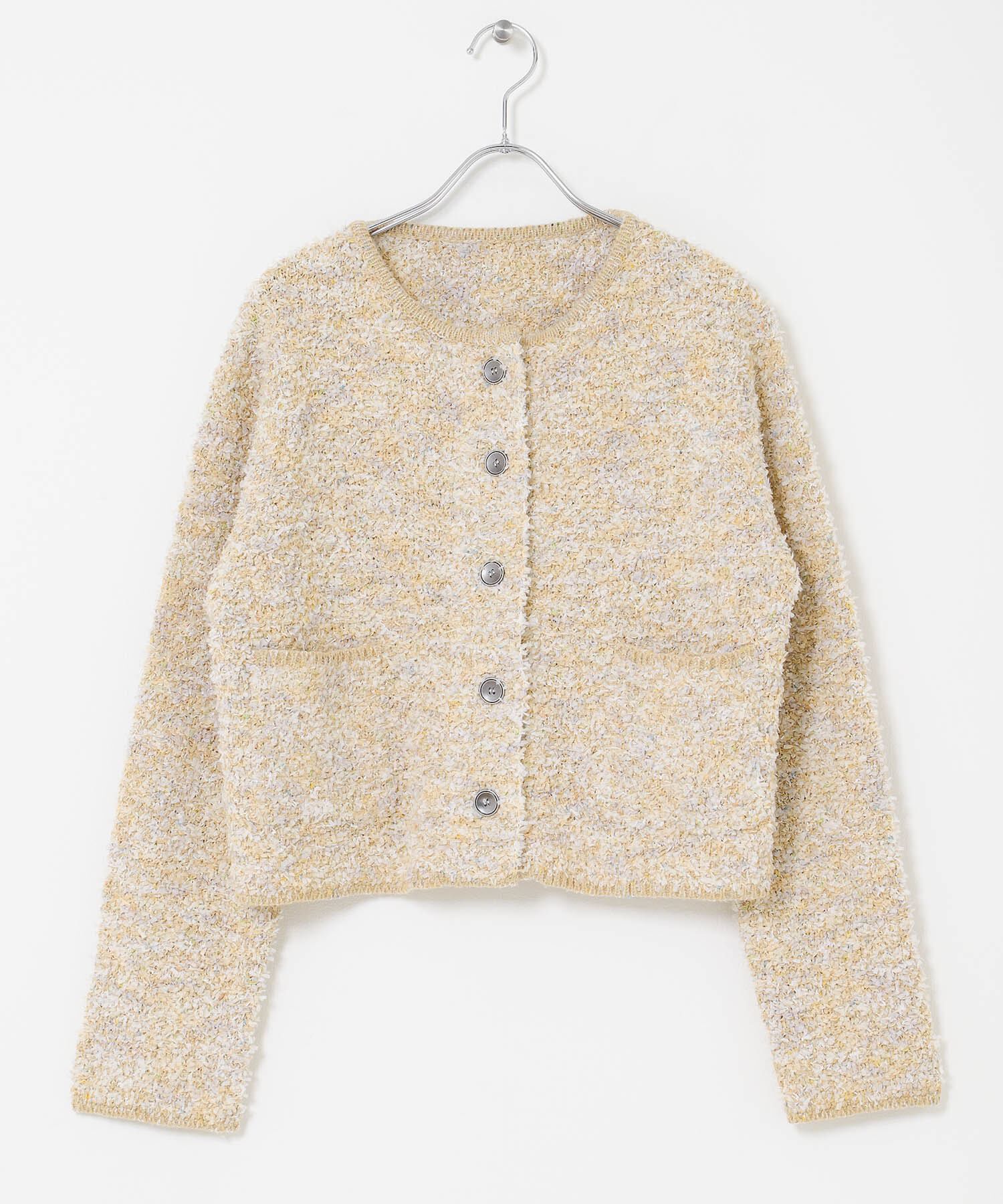 SENSE OF PLACE by URBAN RESEARCH「『洗濯可』ミックスツイードカーディガン」|カーディガン|