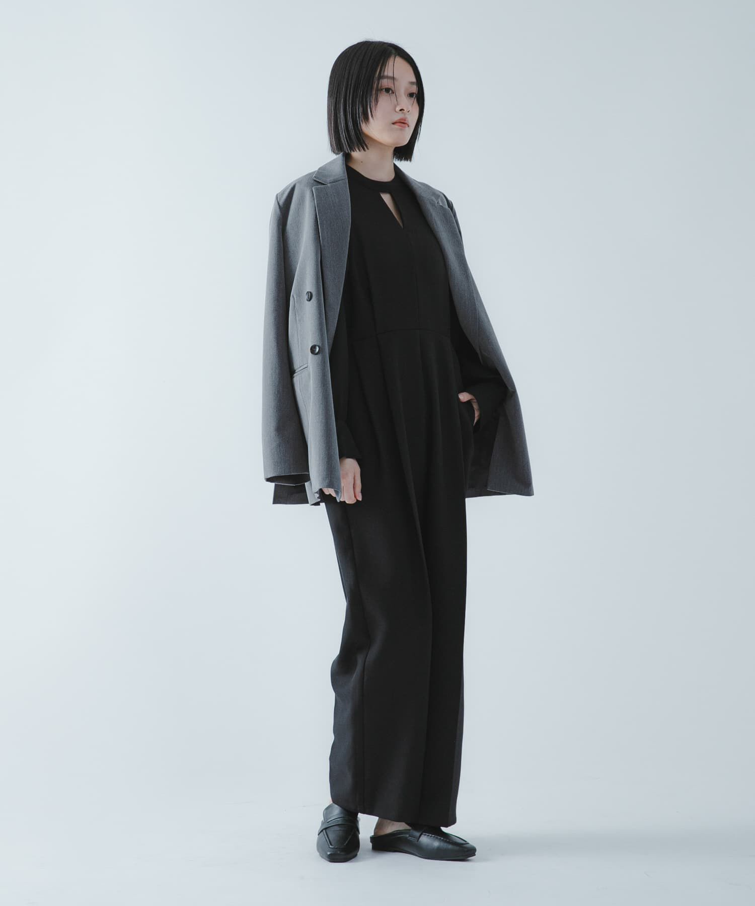 SENSE OF PLACE by URBAN RESEARCH「『撥水/防花粉』SKINProofパフショルダーオールインワン」|ワンピース|