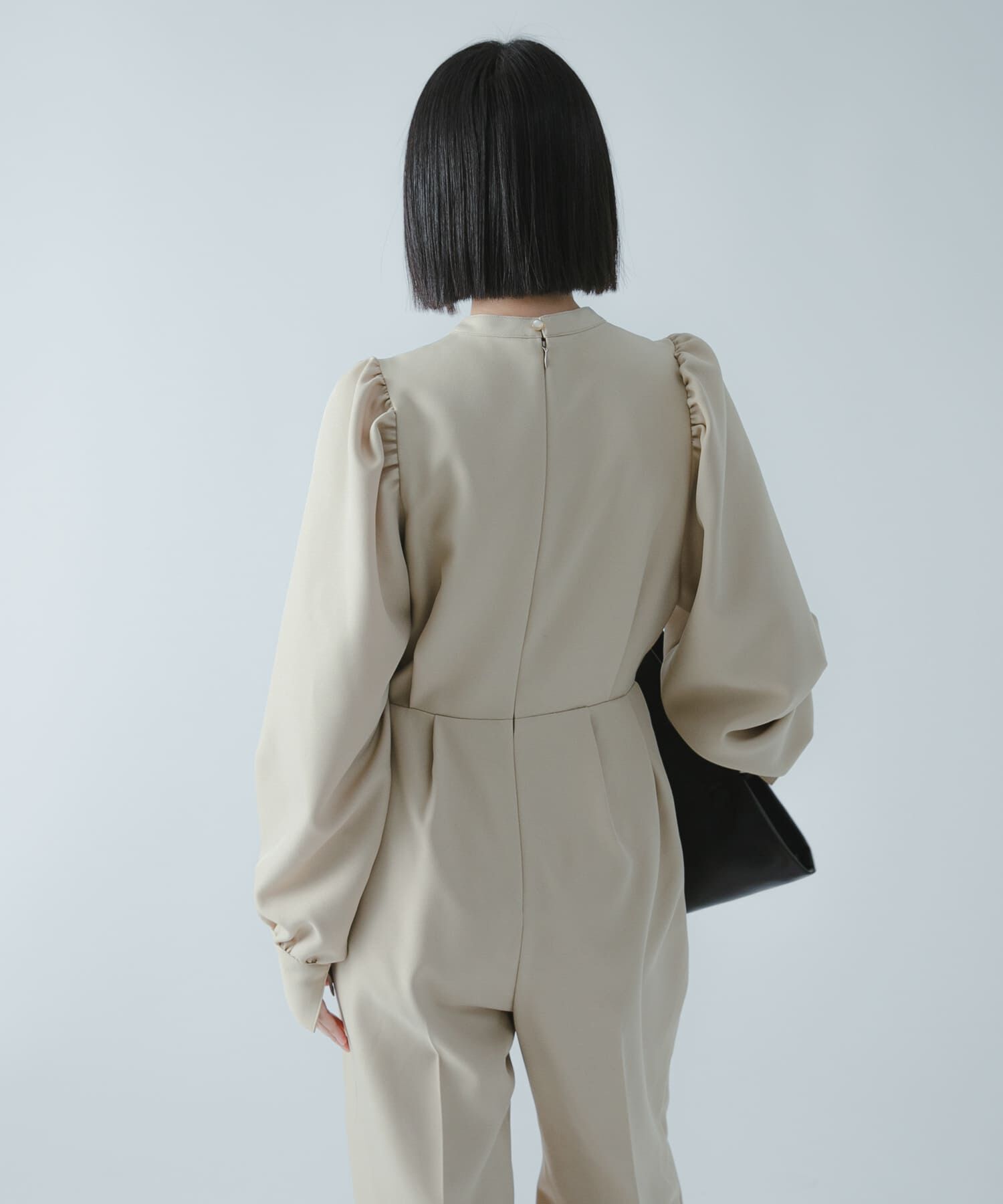 SENSE OF PLACE by URBAN RESEARCH「『撥水/防花粉』SKINProofパフショルダーオールインワン」|ワンピース|