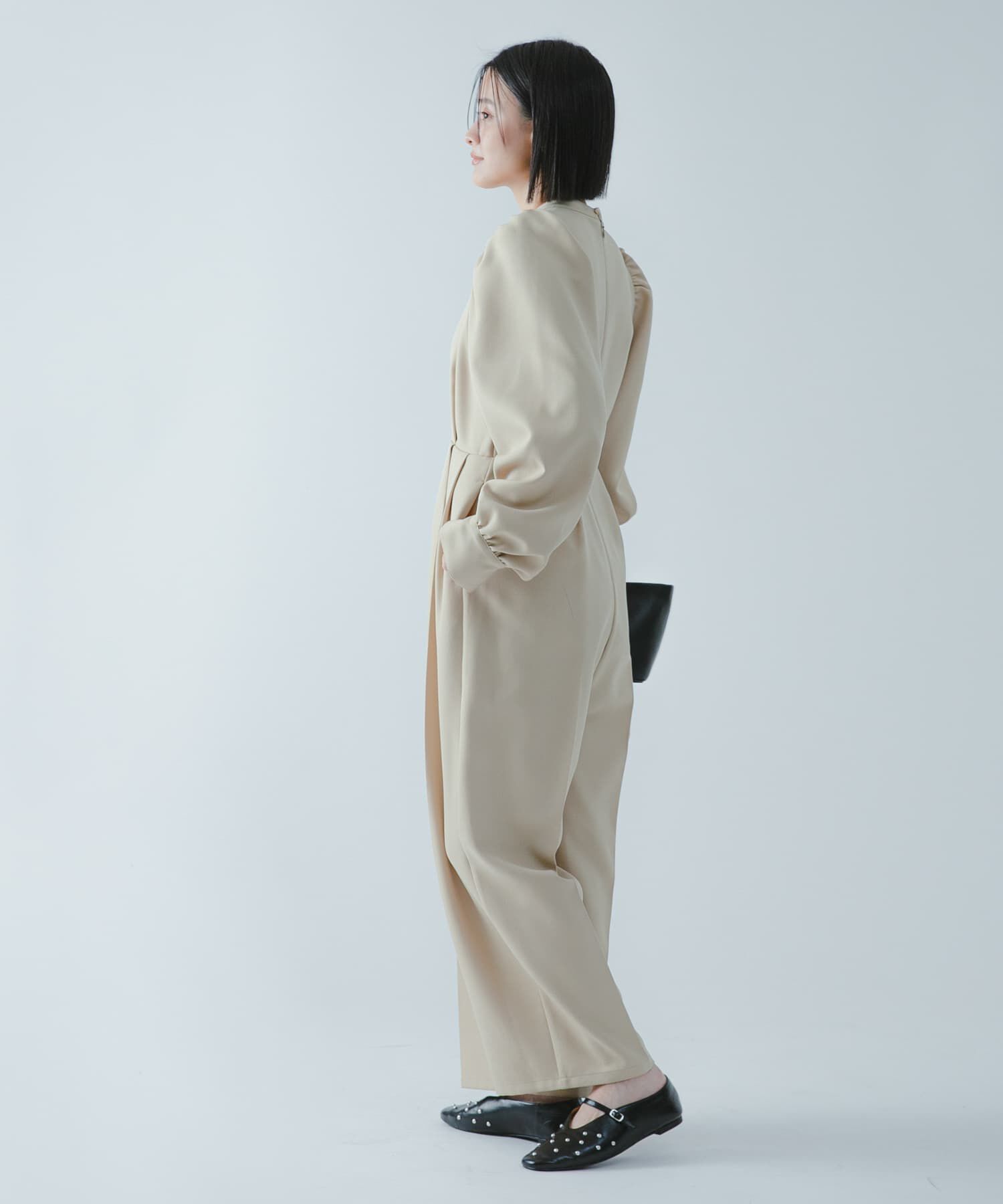 SENSE OF PLACE by URBAN RESEARCH「『撥水/防花粉』SKINProofパフショルダーオールインワン」|ワンピース|