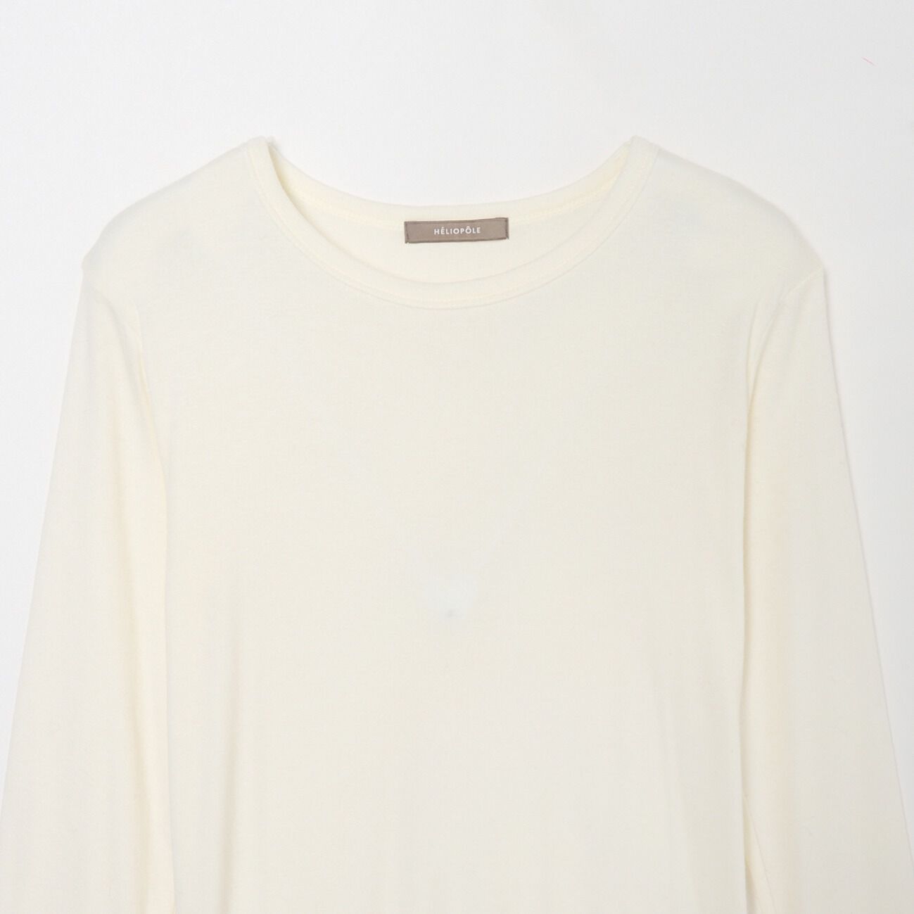 HELIOPOLE「HELIOPOLE 【smooth skin series】CASHCOTTON CREW」|Tシャツ・カットソー|